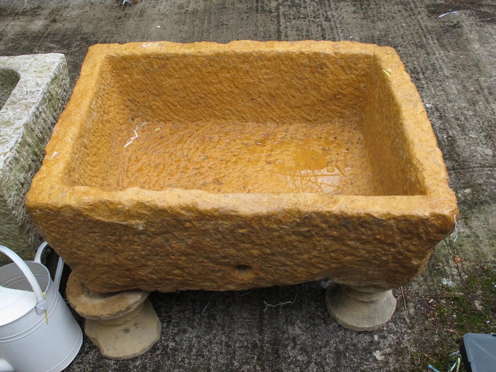 Carved Stone Water Trough - 19th Century - Image 7