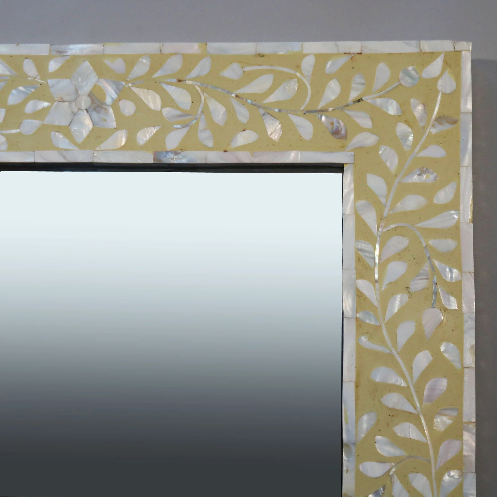 Mirror with Mother of Pearl  Inlay - Image 3