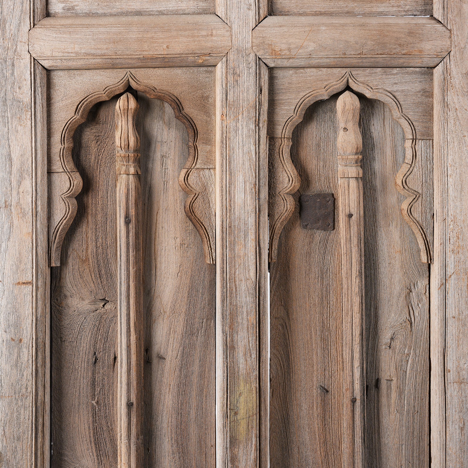Carved Teak Window Shutter From Hyderabad - 19th Century - Image 3