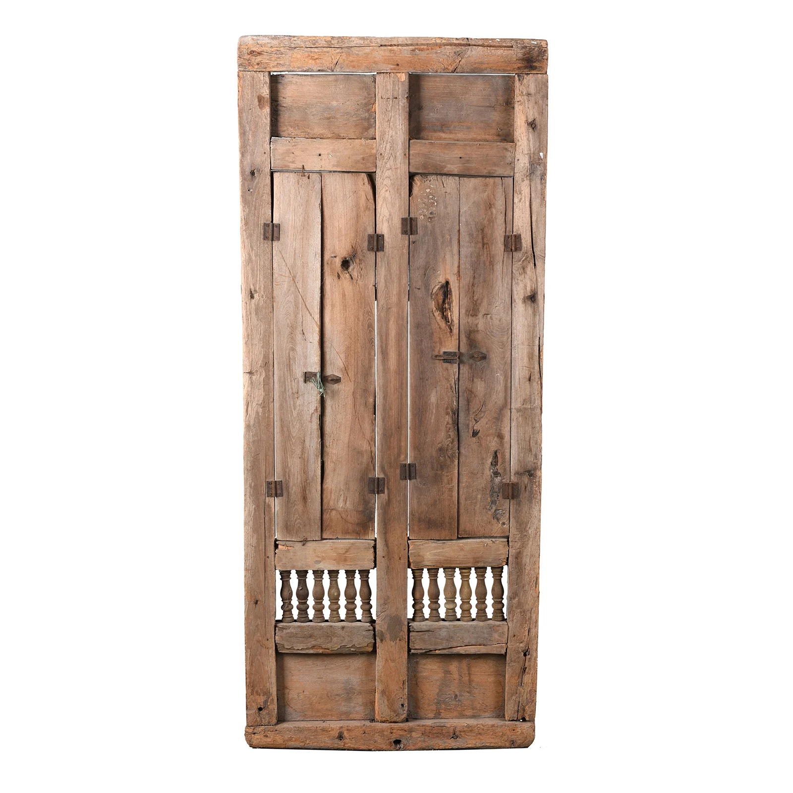 Carved Teak Window Shutter From Hyderabad - 19th Century - Image 6
