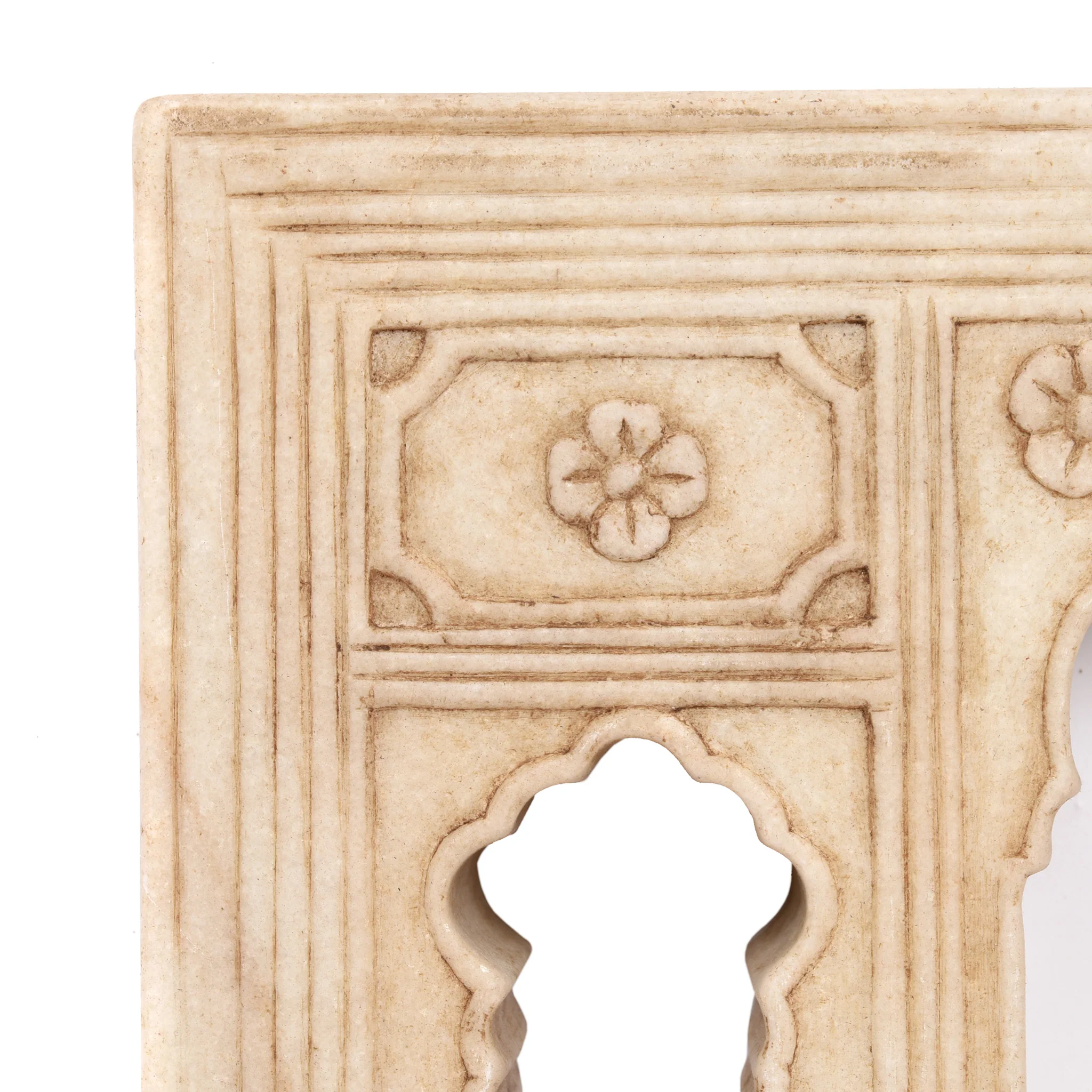 Mughal Style White Marble Lamp Niche - Image 5