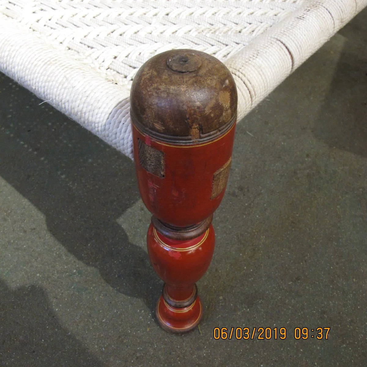 Old Charpoy From Rajasthan - 75 - 100 Yrs Old - Image 3