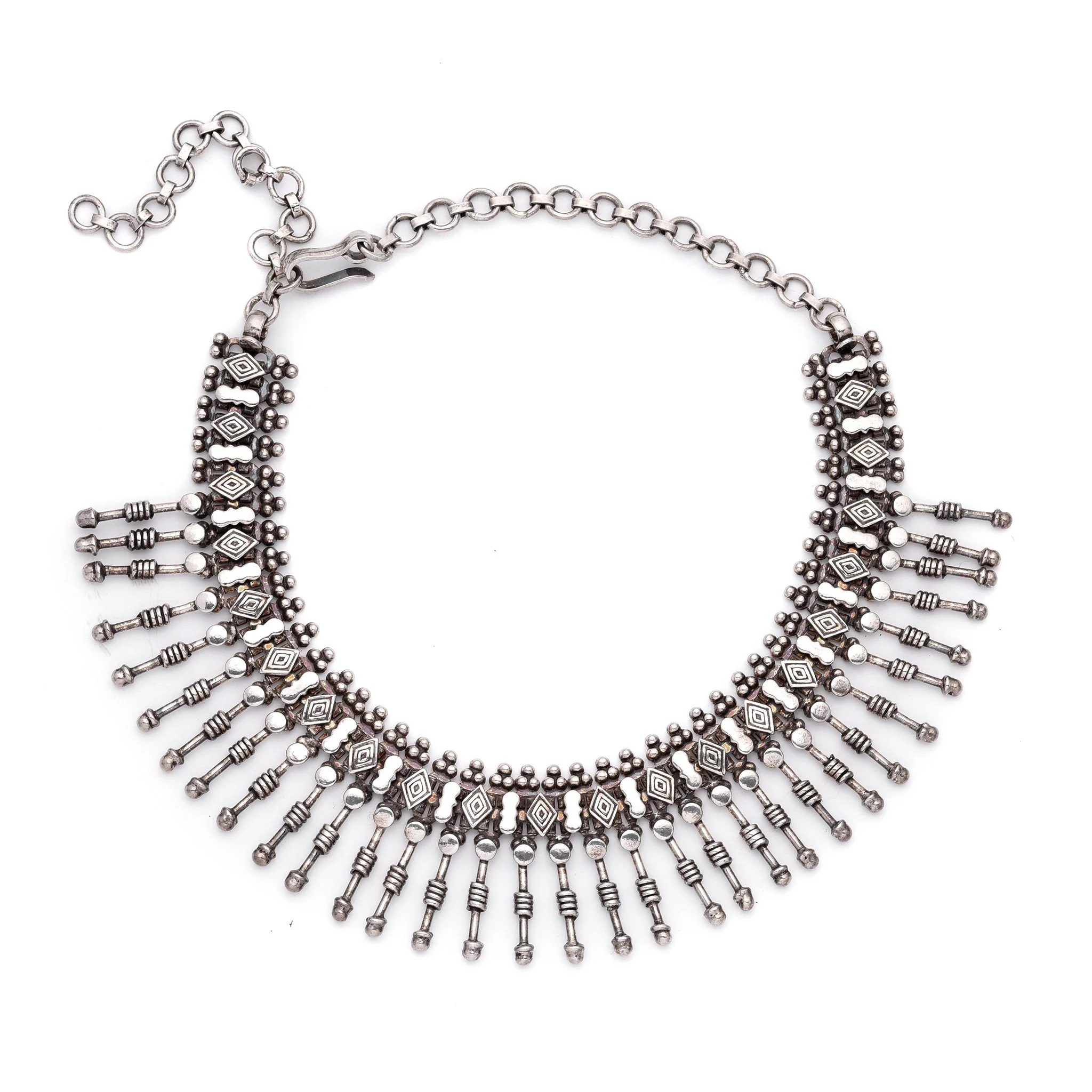 Old Tribal Silver Necklace
