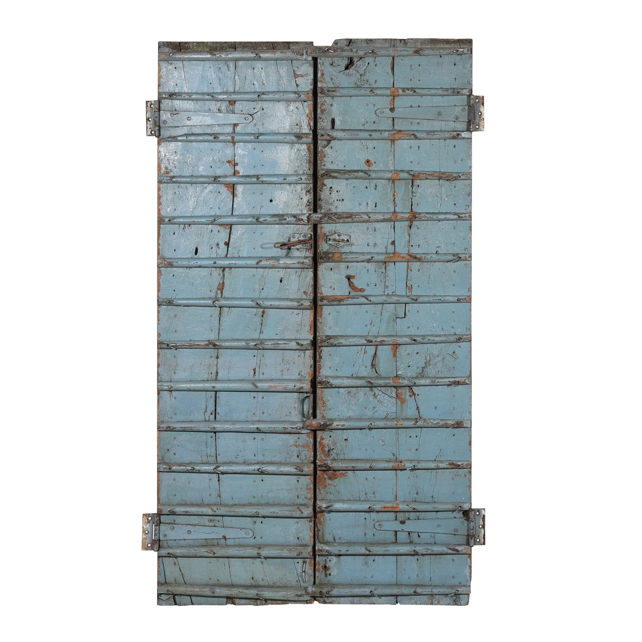 Rosewood & Brass Doors from Ajmer - 19thC - Image 5