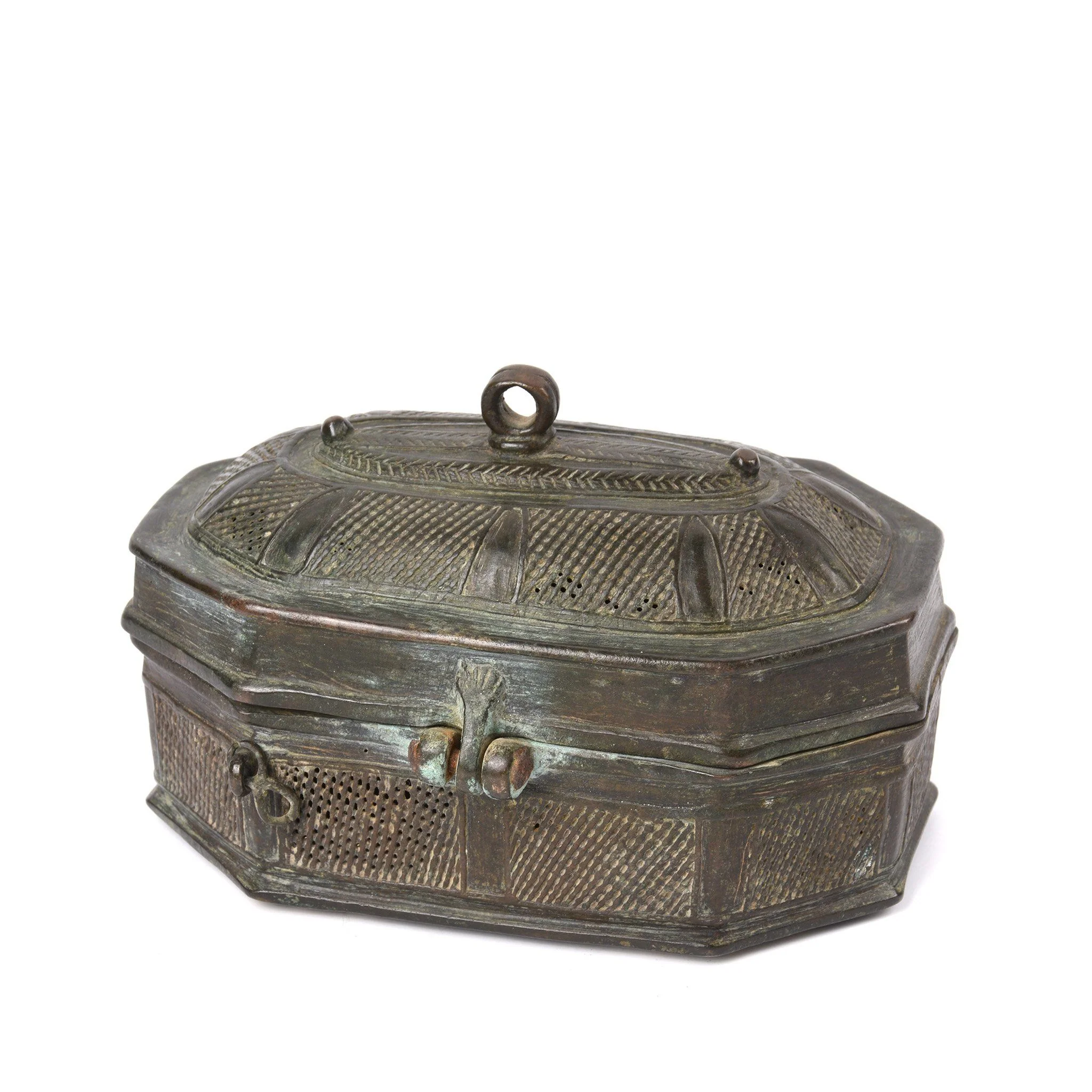 Old Brass Betelnut Box From Dhokra Tribal Region - 19thC - Image 3