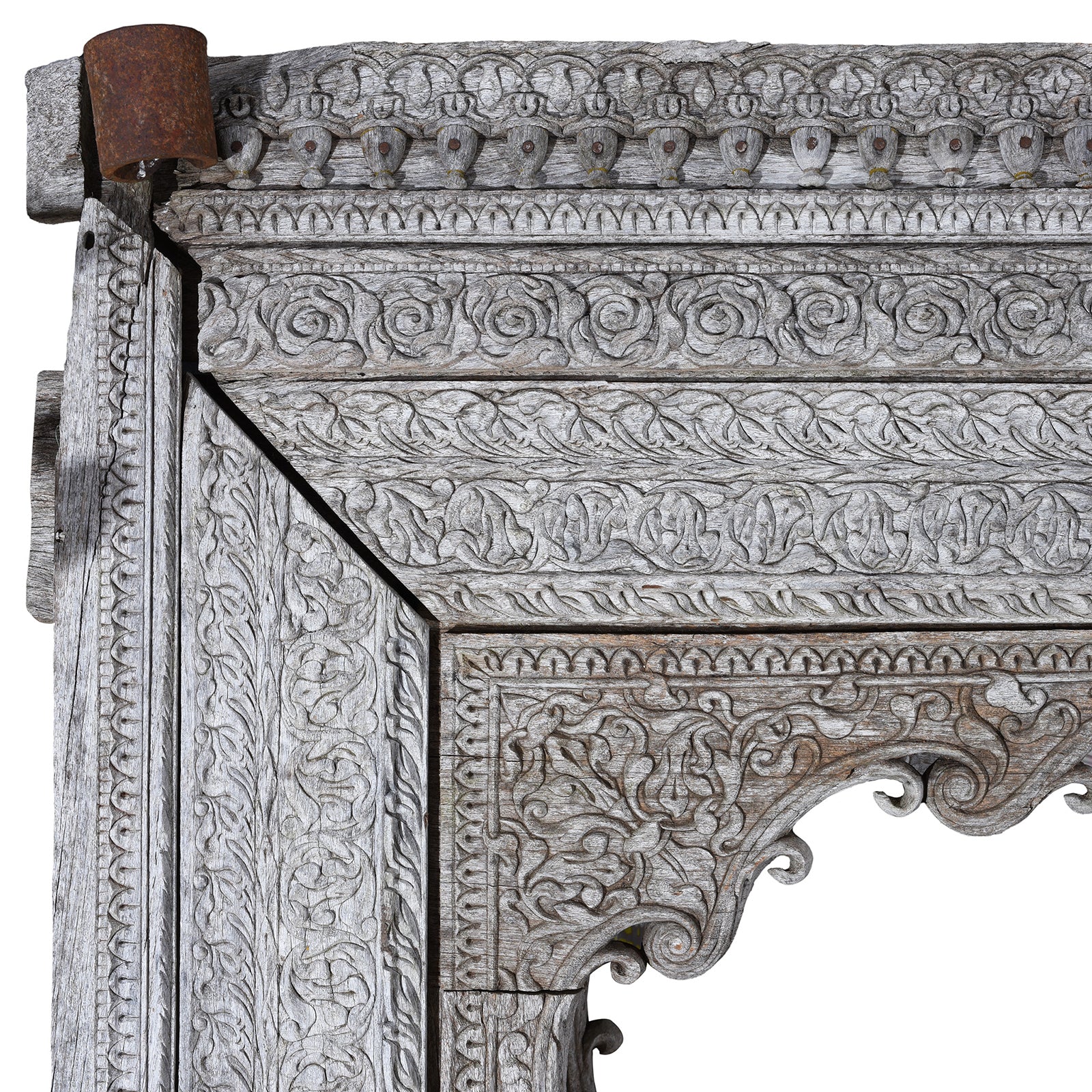 Carved Rosewood Arch from Haryana - Early 19th Century - Image 3