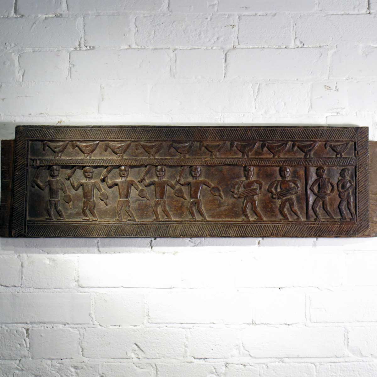 Carved Santal Tribal Panel - 19thC - Image 3