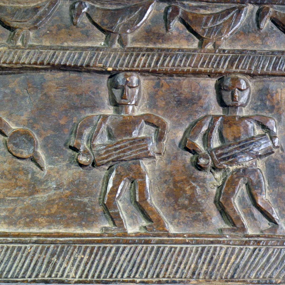 Carved Santal Tribal Panel - 19thC - Image 4