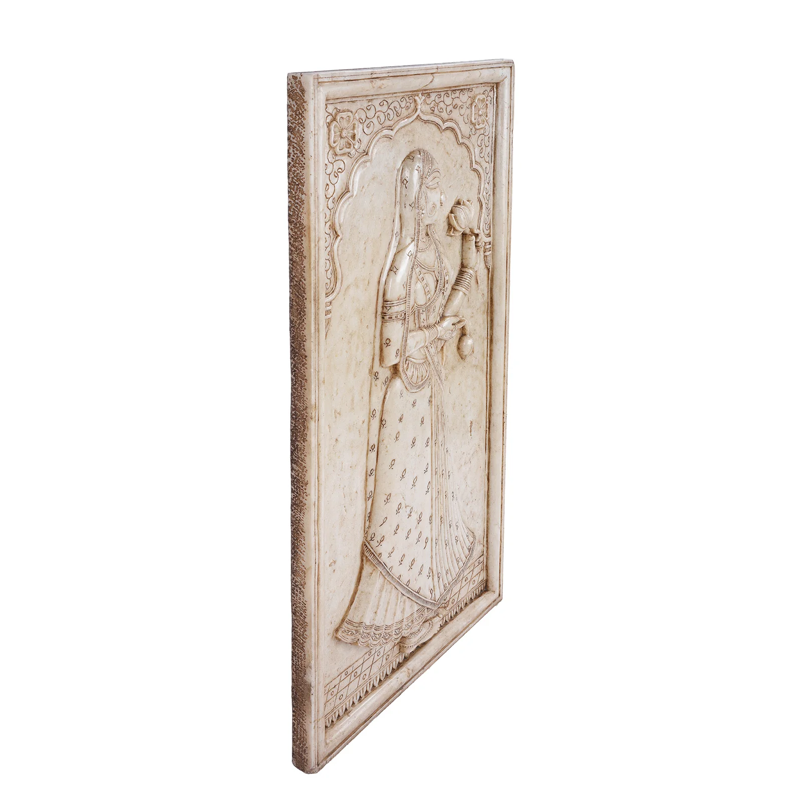 Carved Marble Maharaja & Maharani Panels - Image 17