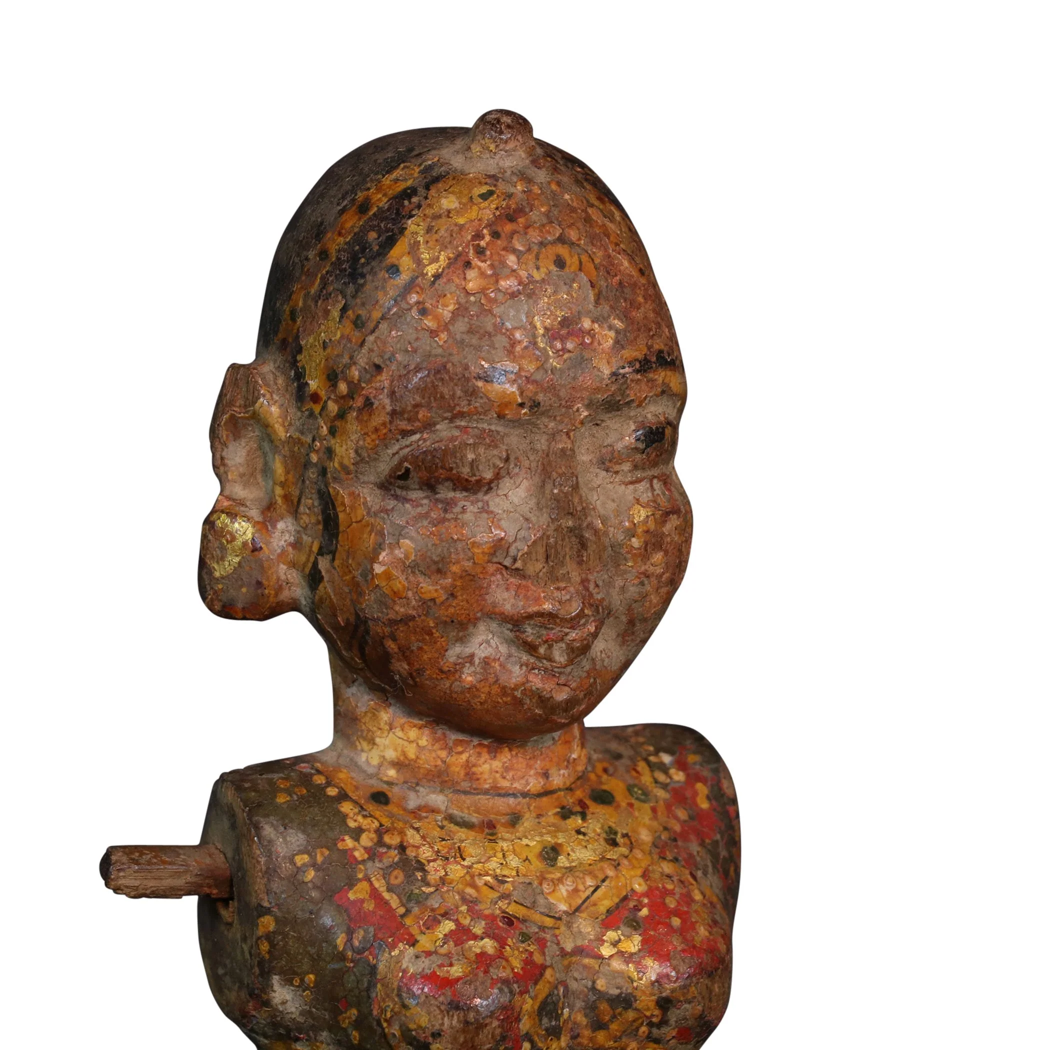 Original Painted Gangaur Figure - 19thC - Image 2