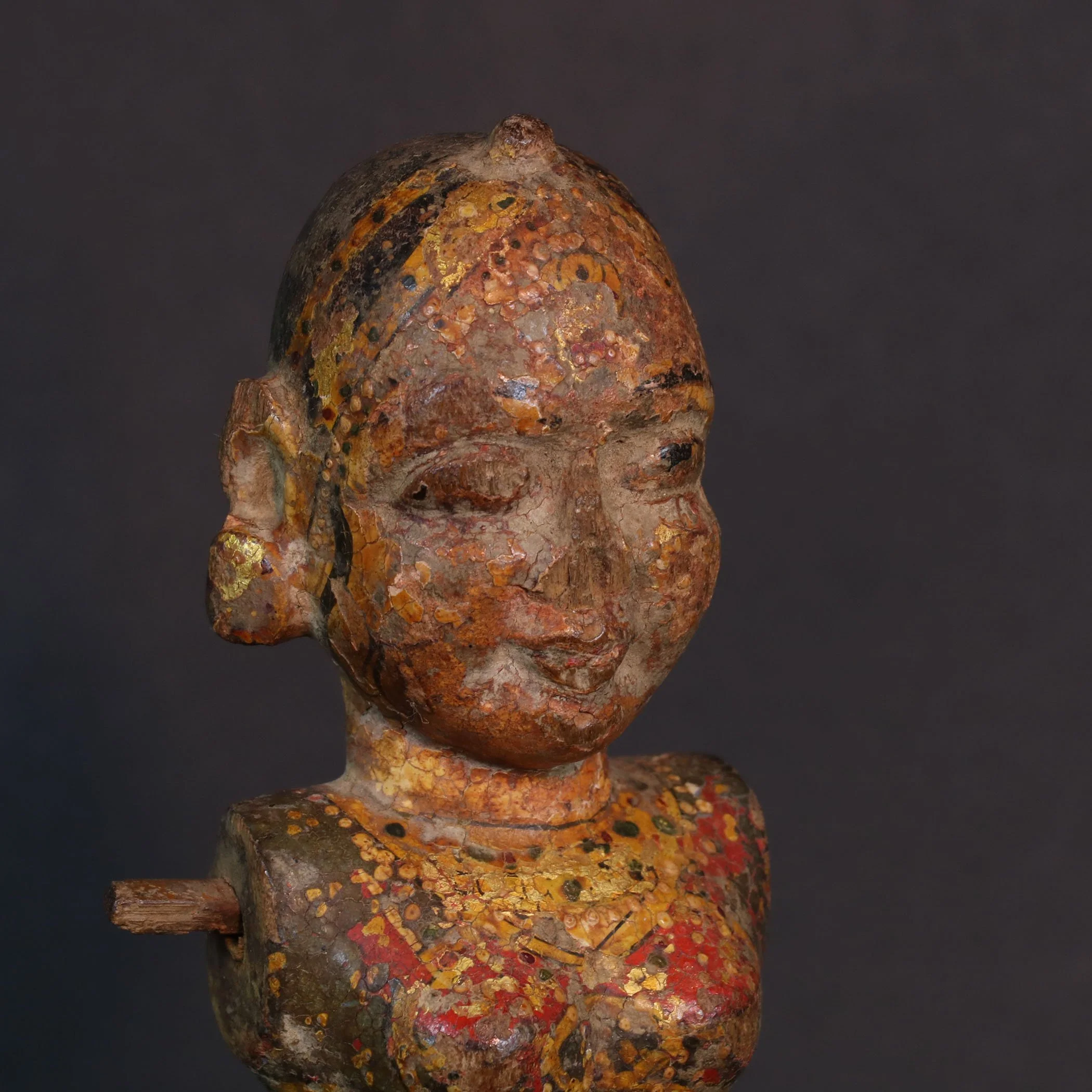 Original Painted Gangaur Figure - 19thC - Image 4