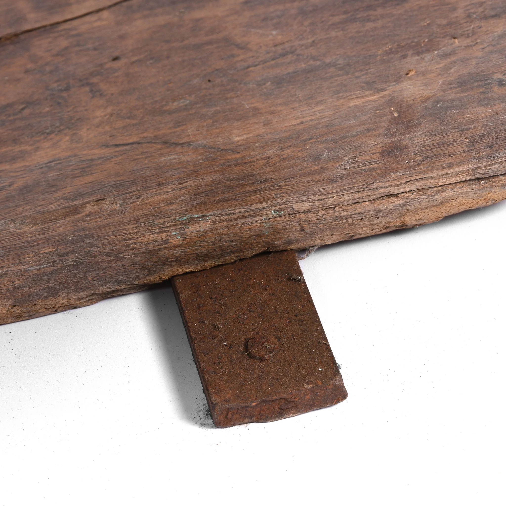 Carved Teak Mortar Table From Nagaland - Ca 100 Yrs Old - Image 7