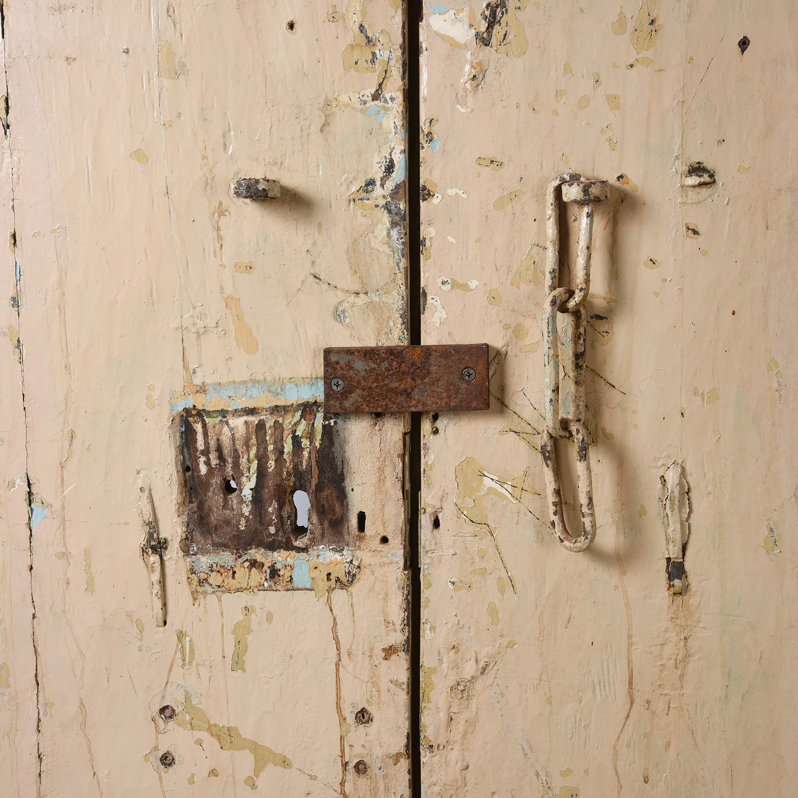 Old Painted Indian Door From Gujarat - 19thC - Image 11