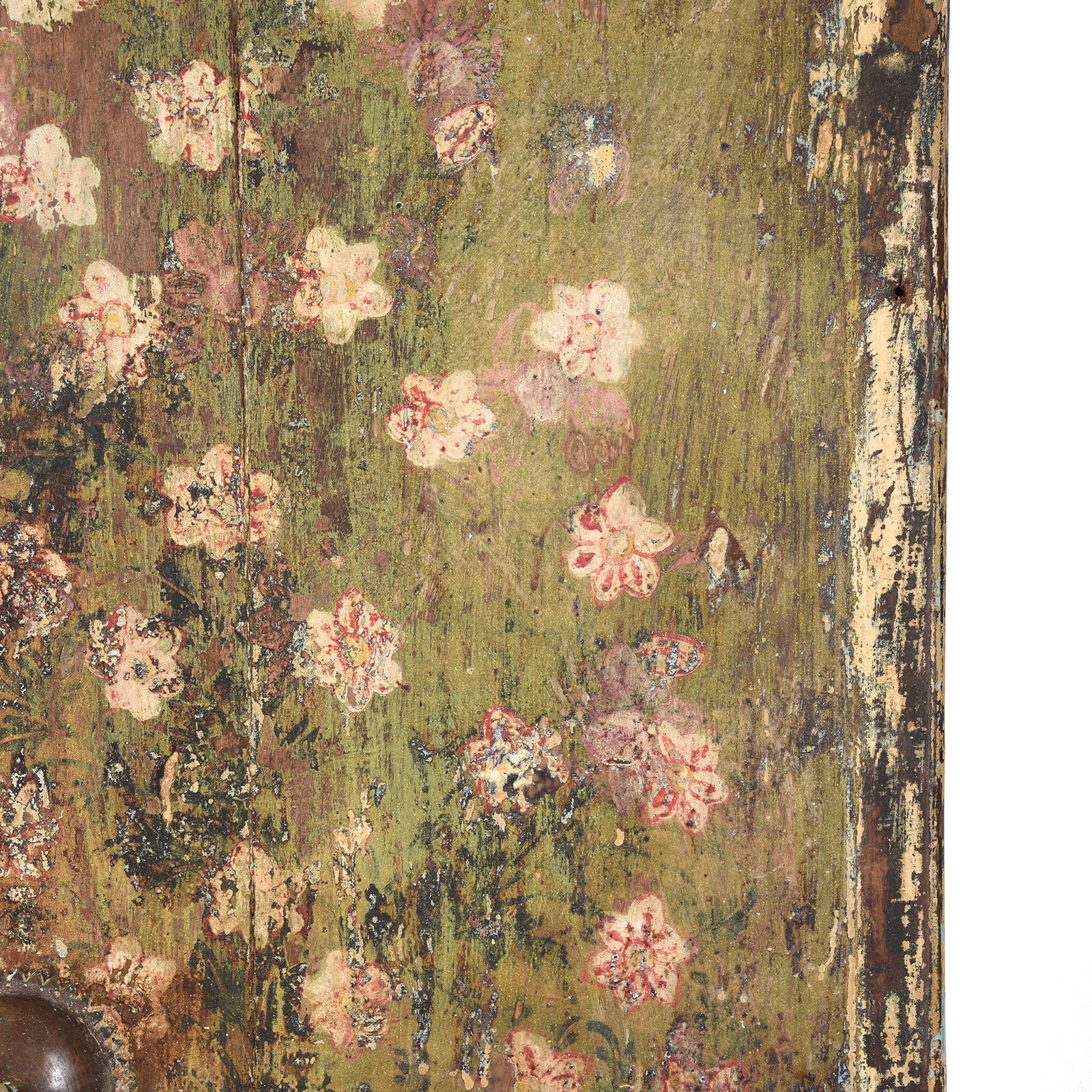 Old Painted Indian Door From Gujarat - 19thC - Image 8