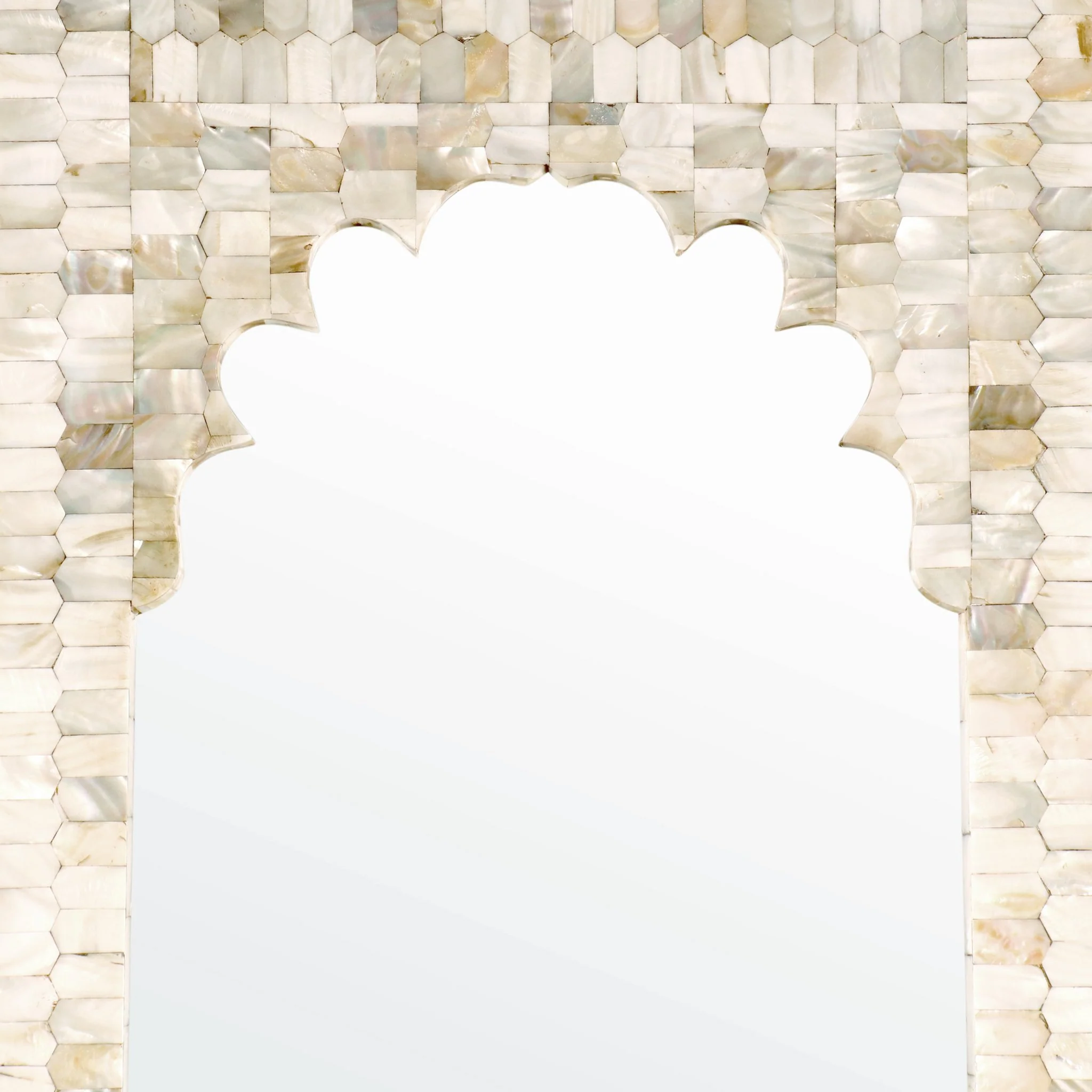 Mughal Style Mother Of Pearl Mirror - Image 3