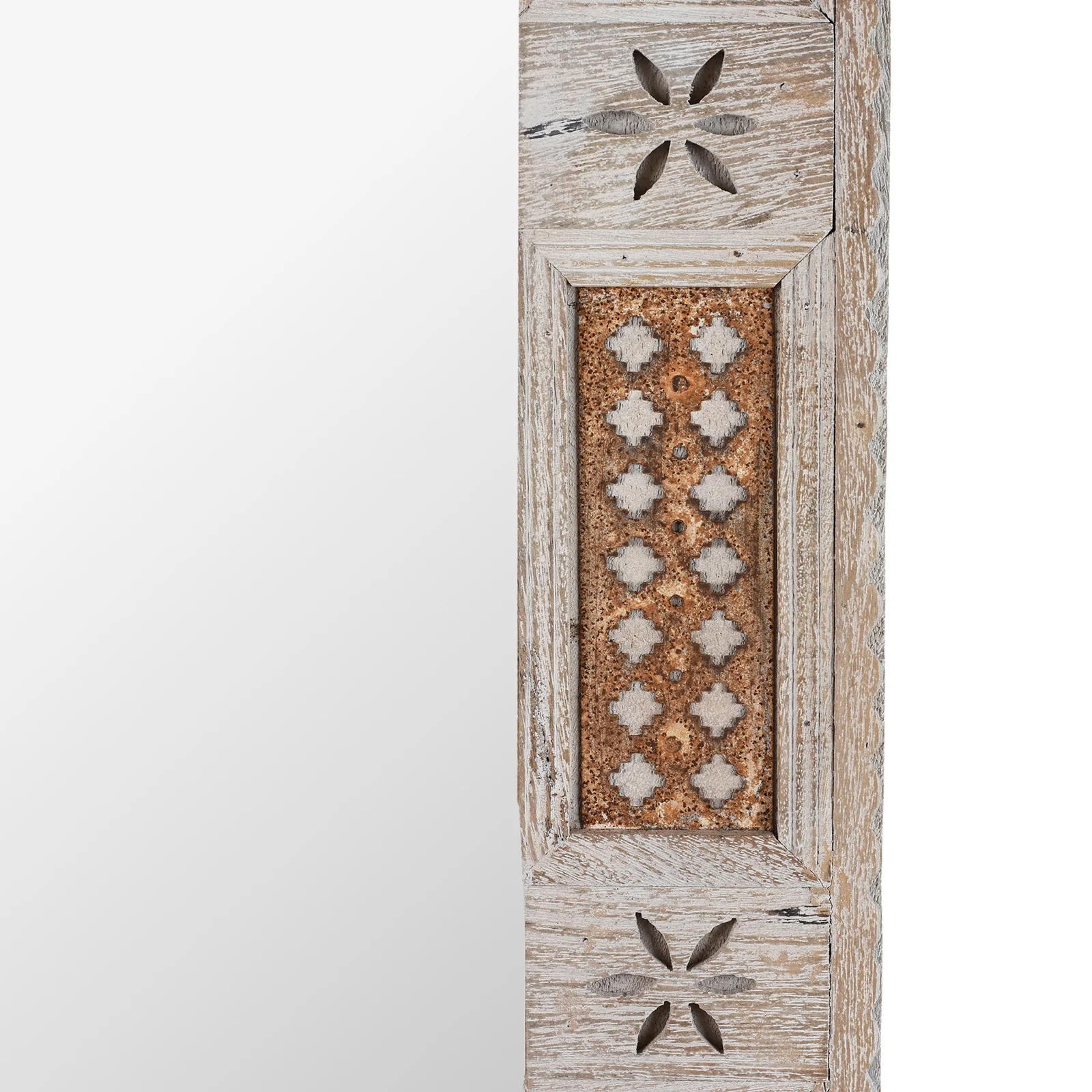Indian Mango Wood Mirror - Kutchi Style - Image 10