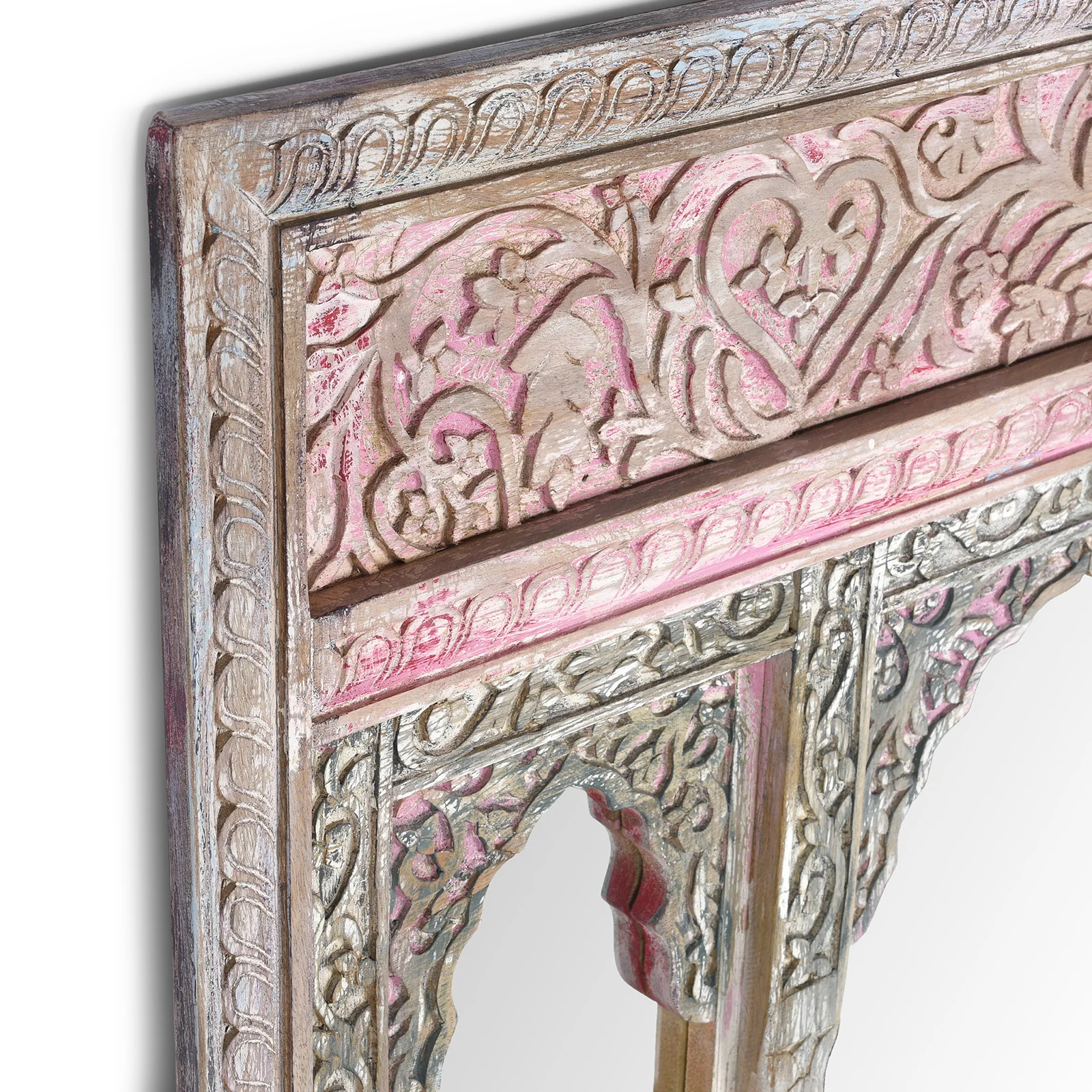 Indian Jharokha Triple Mirror - Rajasthani Style - Image 7