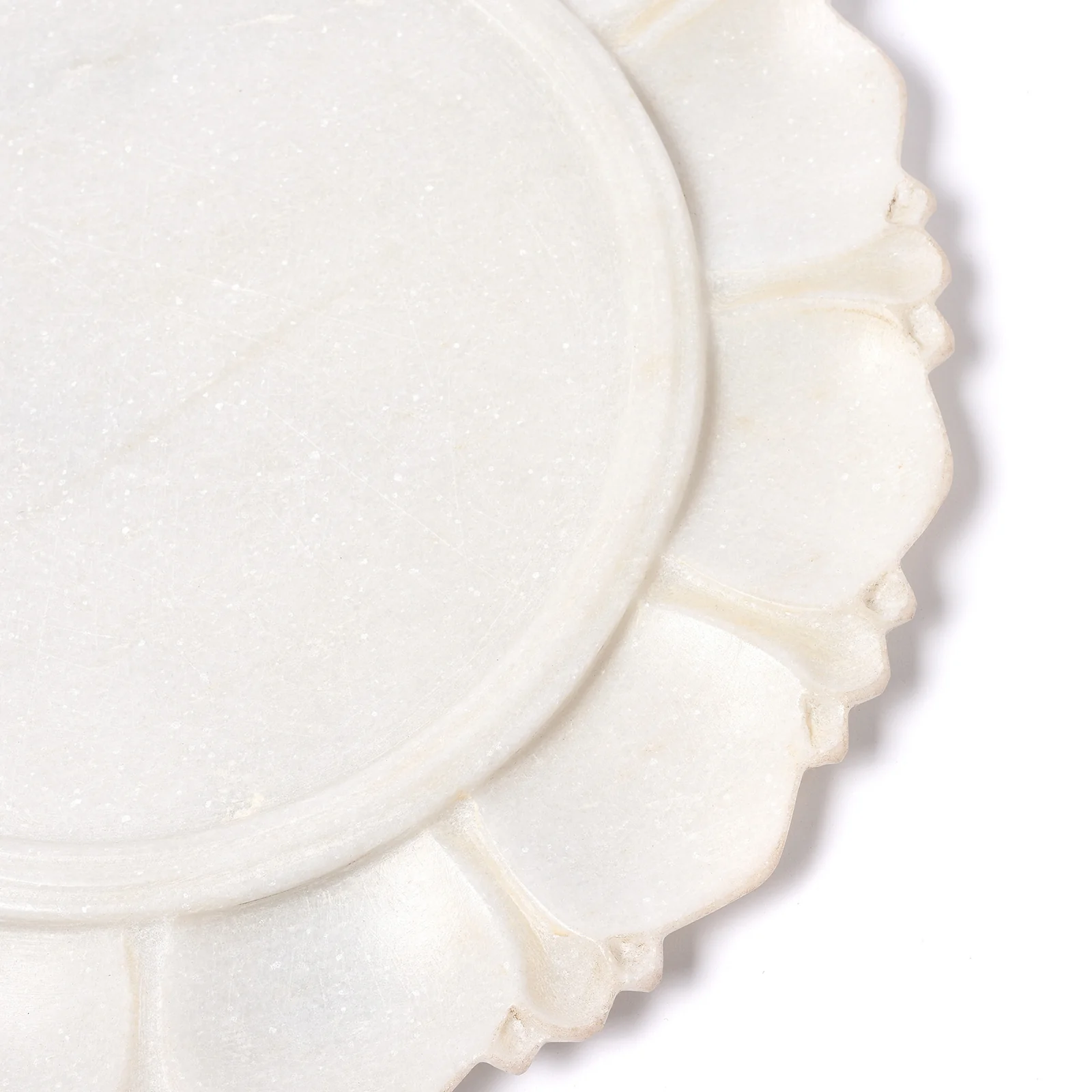 White Marble Plate From Rajasthan - Image 3