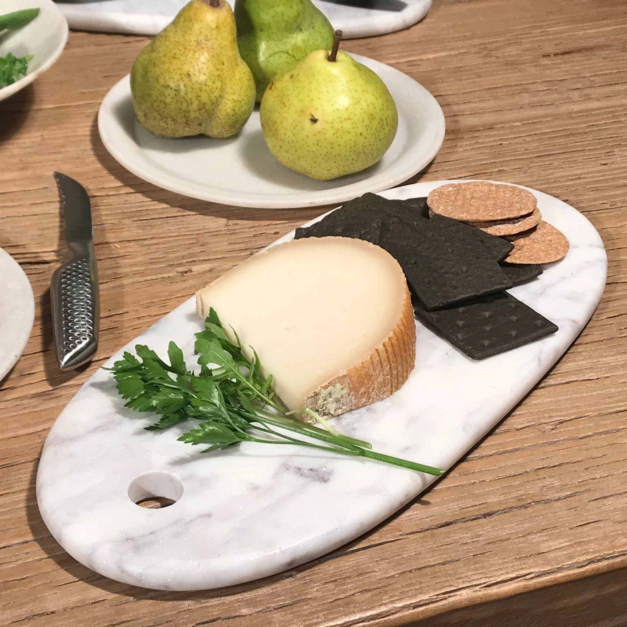 White Marble Cheese Board - Image 3