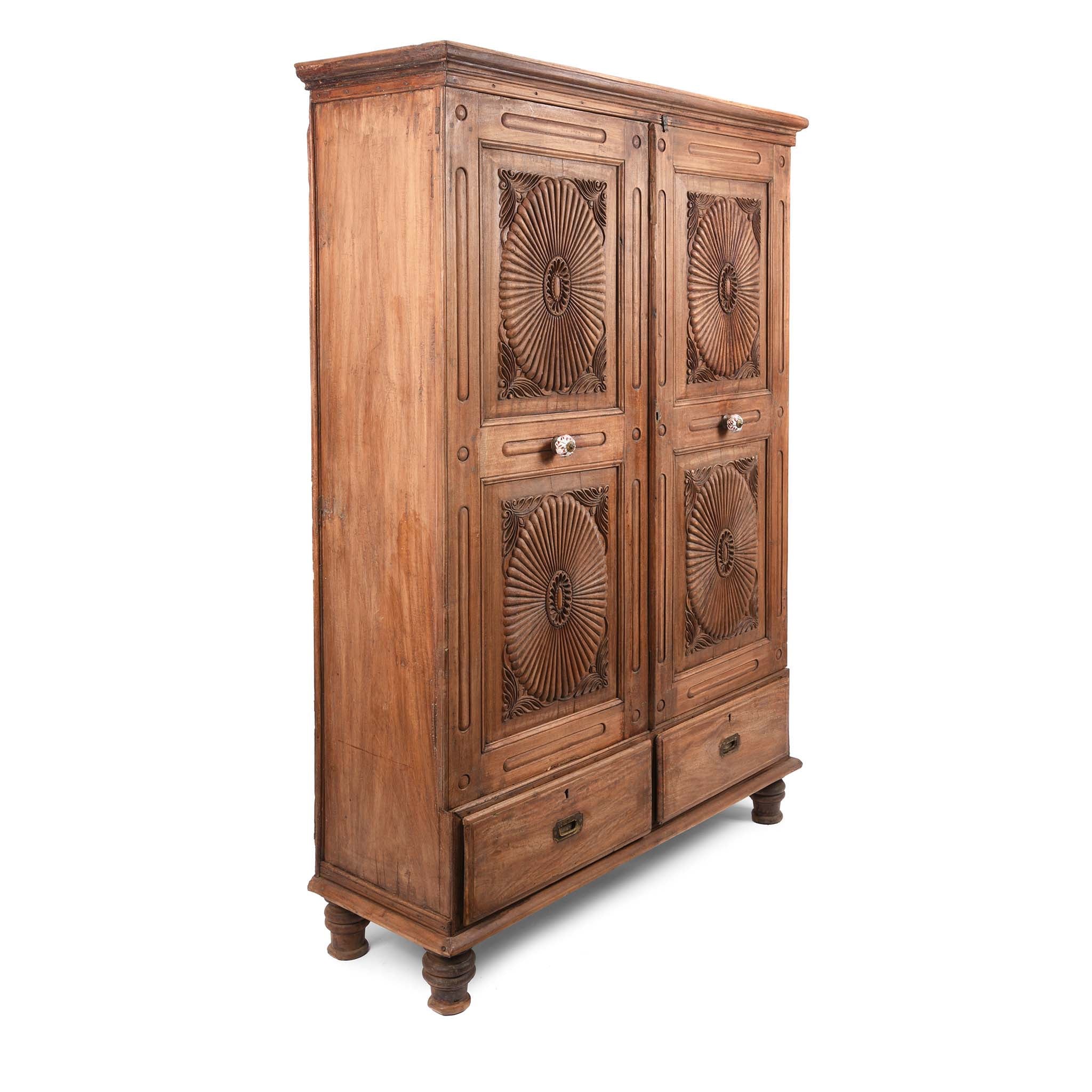 Indian Almirah Cabinet From Gujarat - 19thC - Image 6