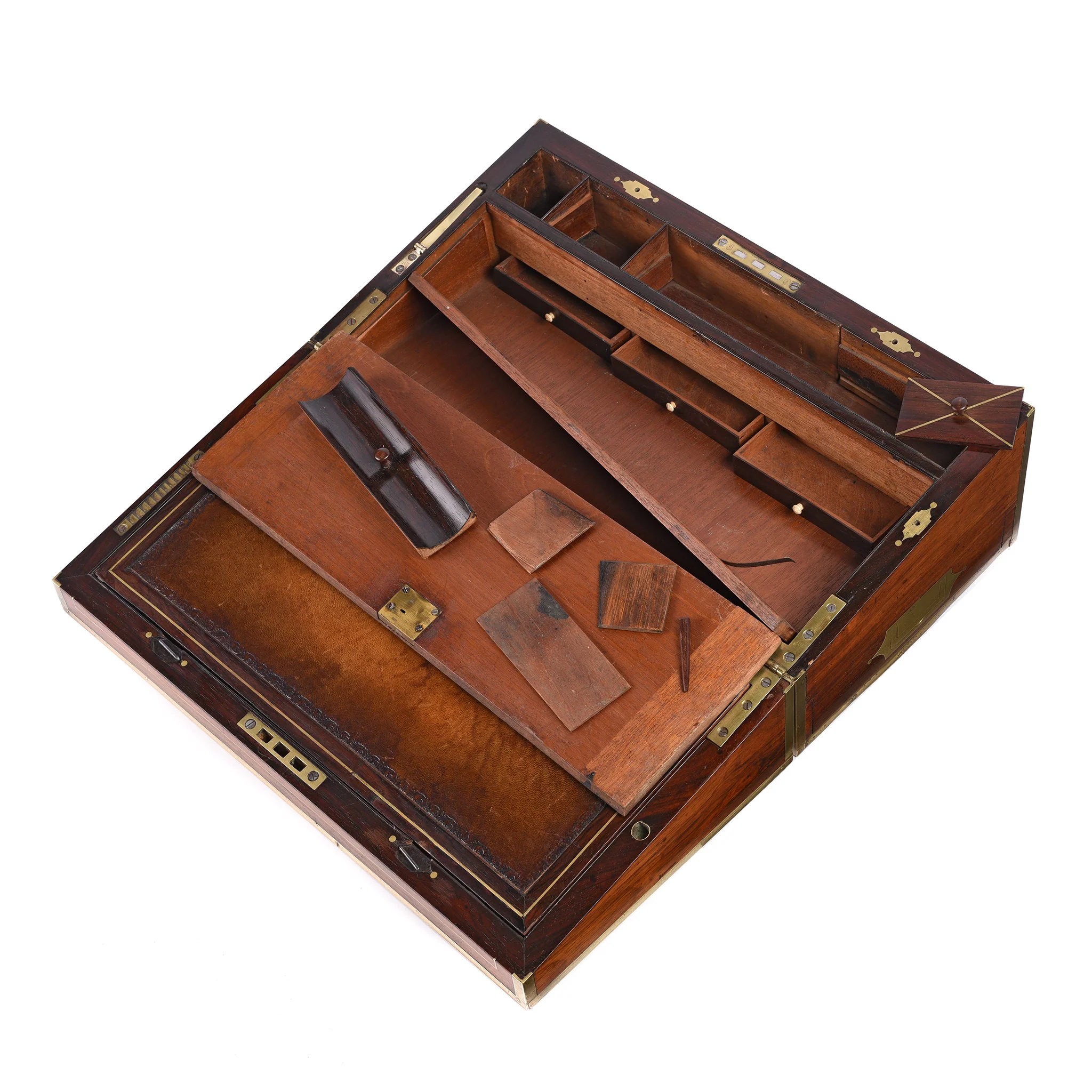 Anglo Indian Rosewood Writing Slope - 19thC - Image 3