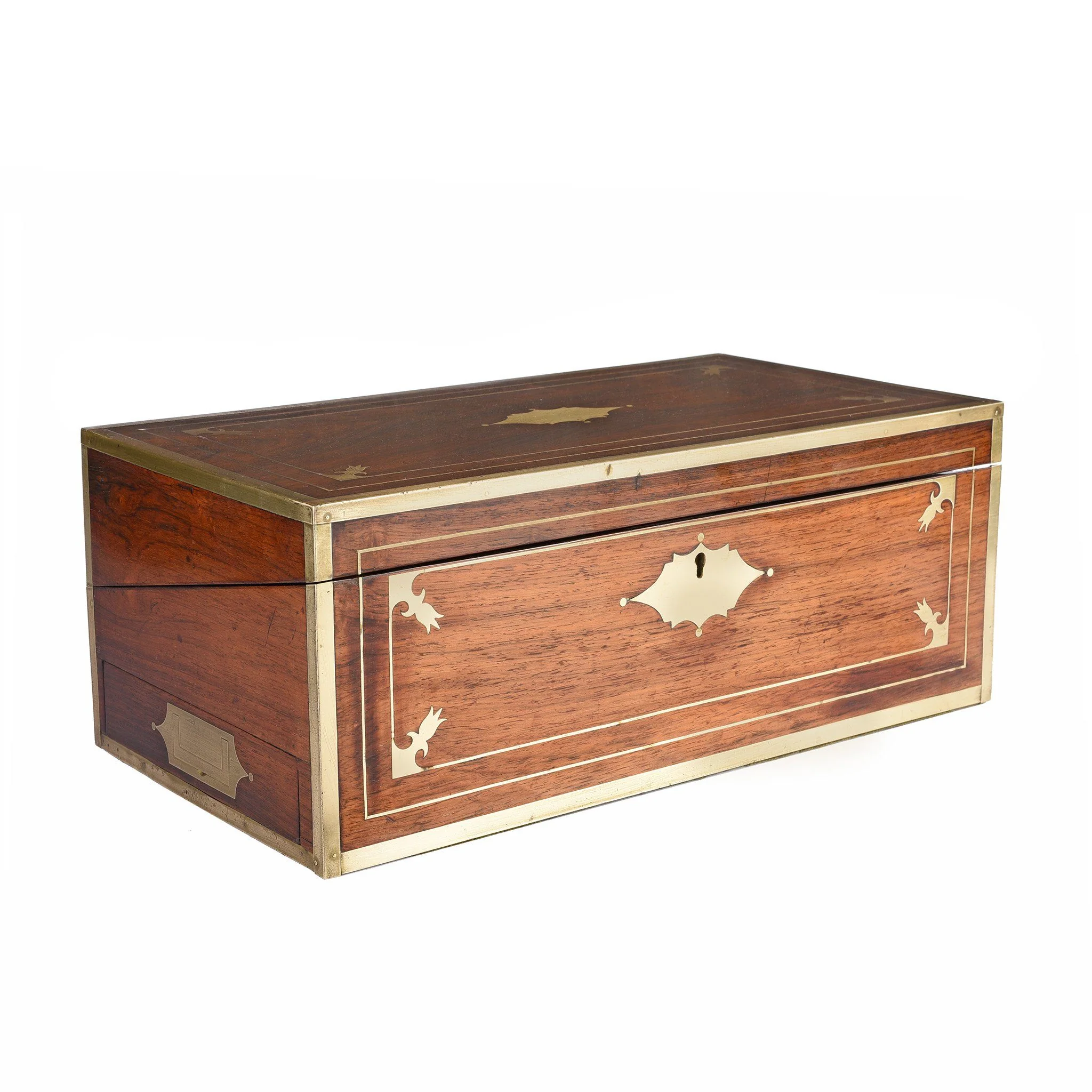 Anglo Indian Rosewood Writing Slope - 19thC - Image 5