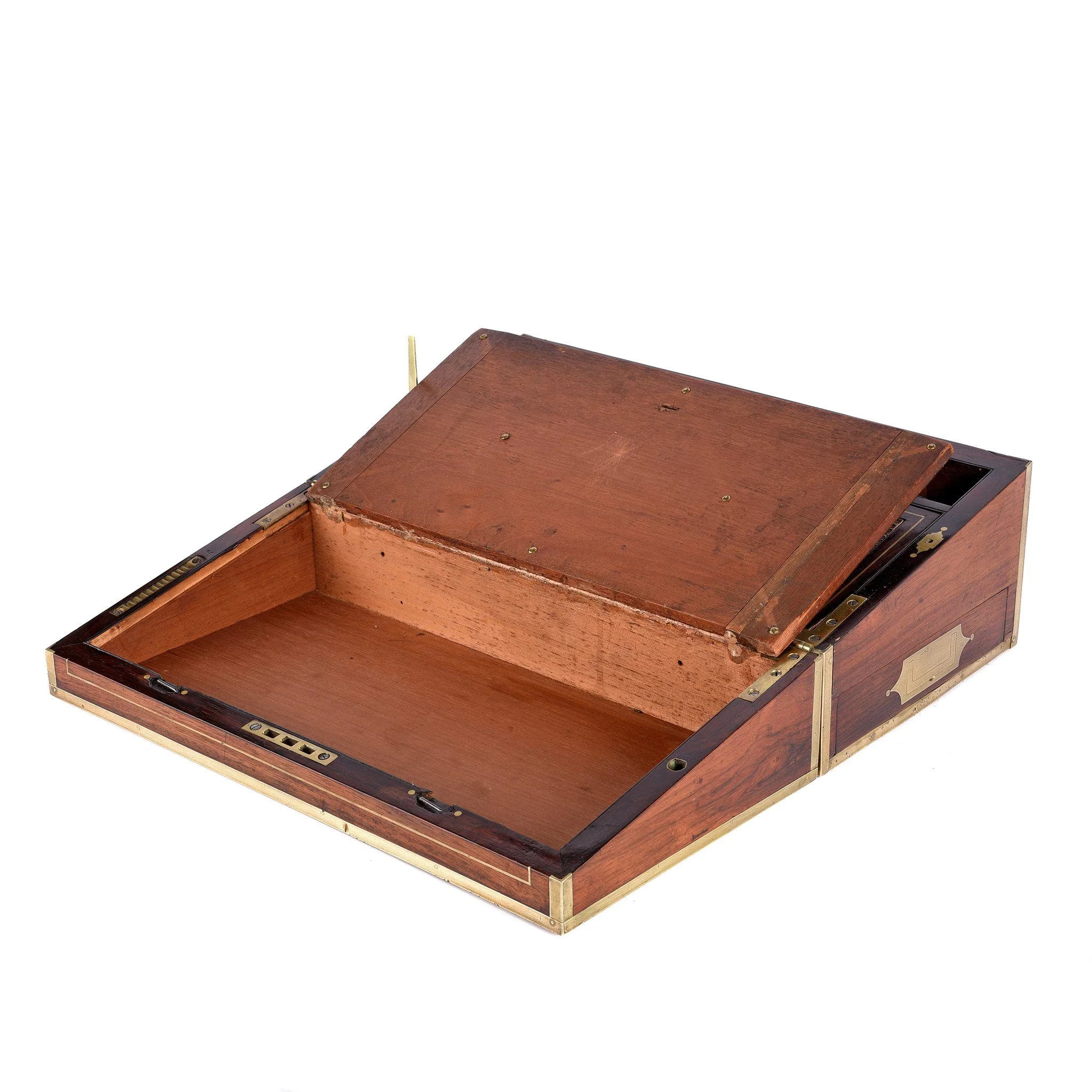 Anglo Indian Rosewood Writing Slope - 19thC - Image 9
