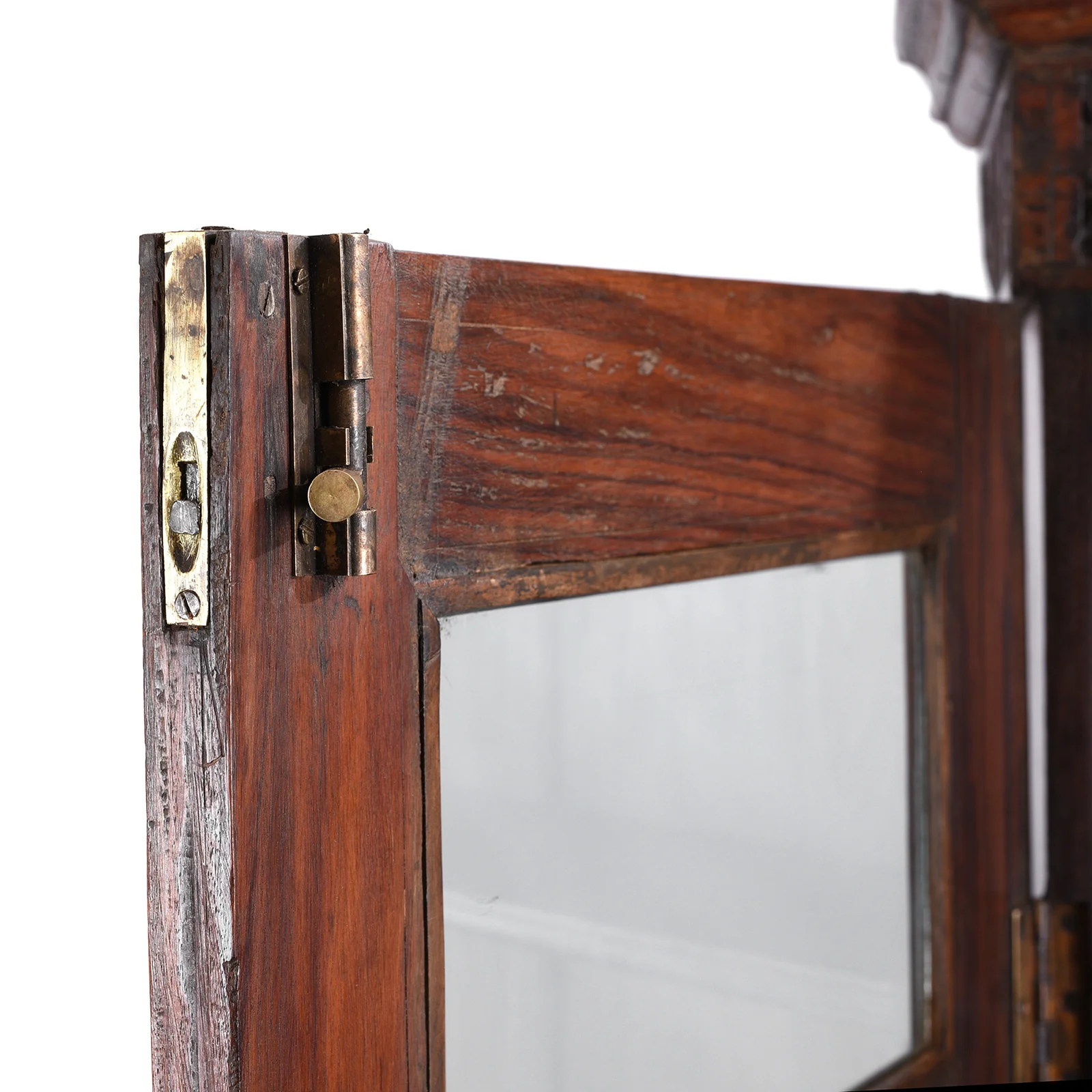 Anglo Indian Colonial Glazed Book Cabinet - 19th Century - Image 8