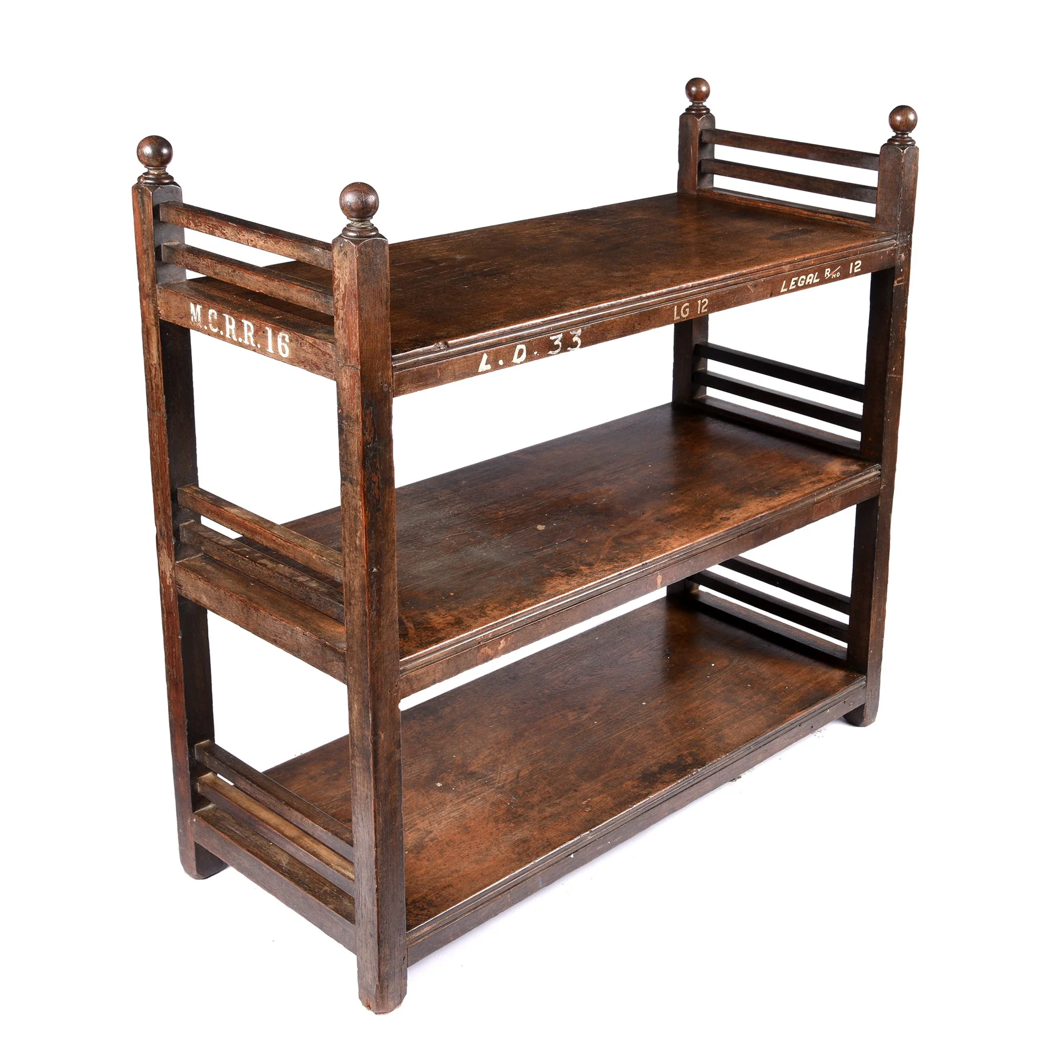 Indian Vintage Teak Shelf - Ca 1920 - Image 3