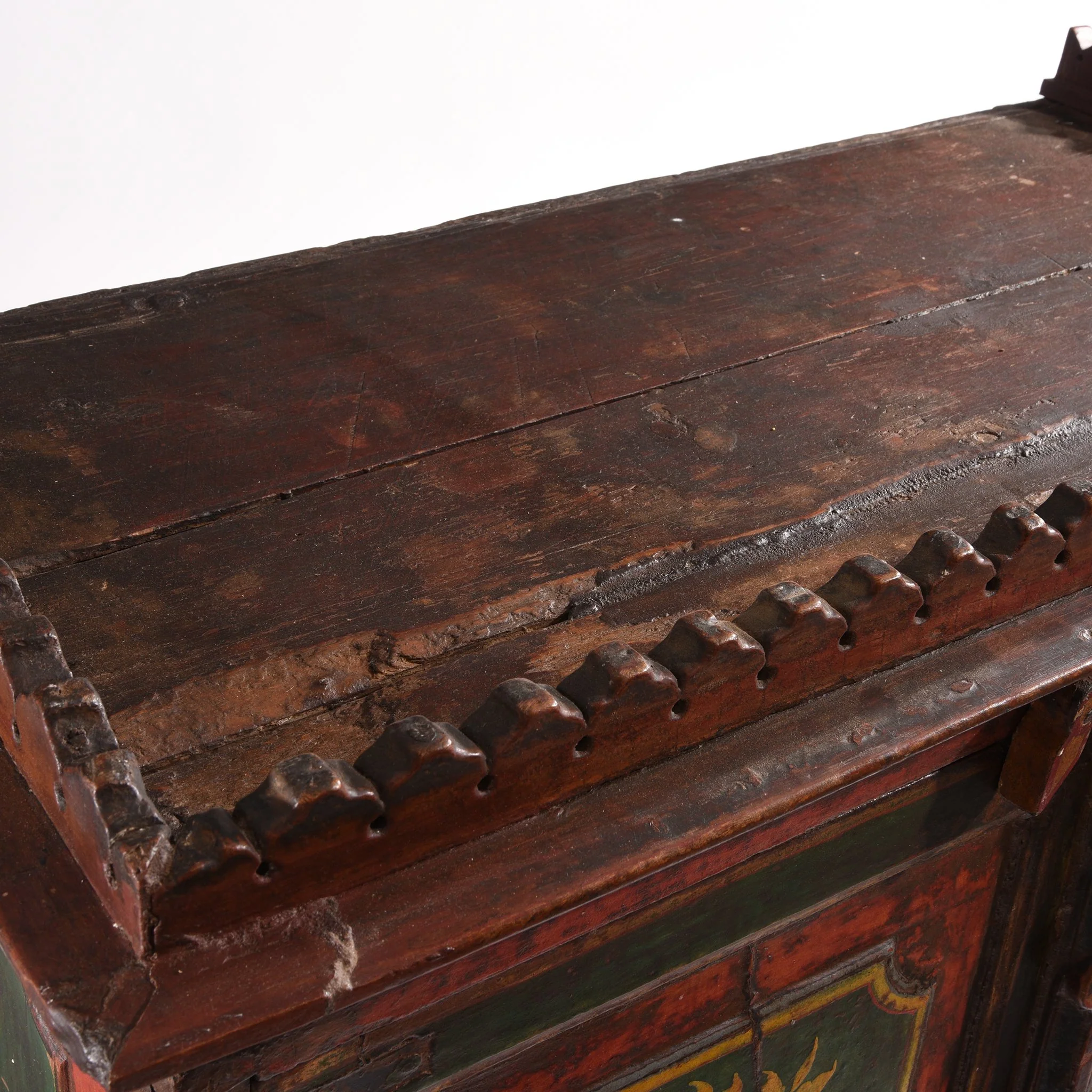 Painted Indian Cabinet From Bikaner - 19thC - Image 6