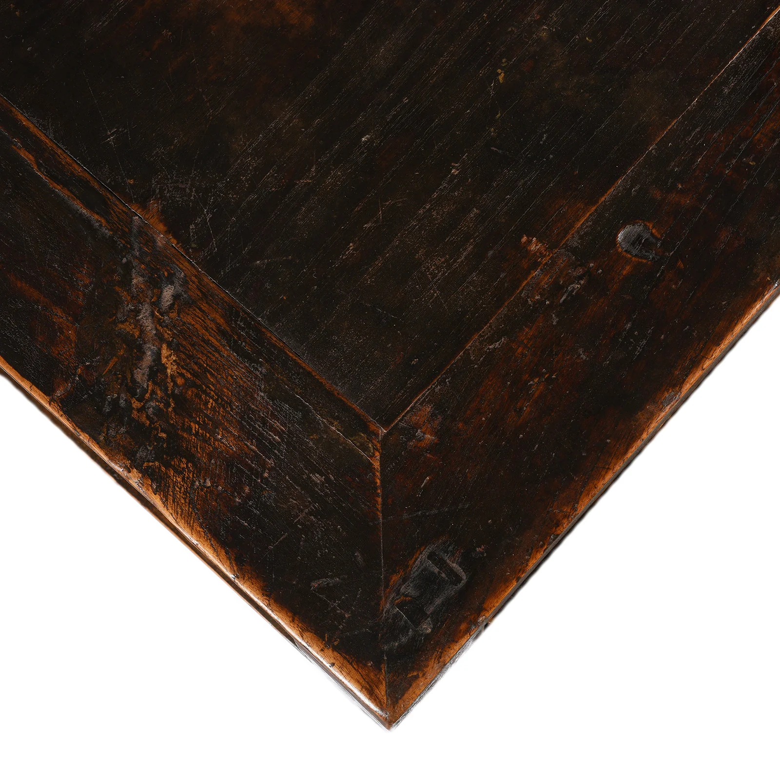 Black Lacquer Console Table, Ming Style - Late 19thC - Image 4