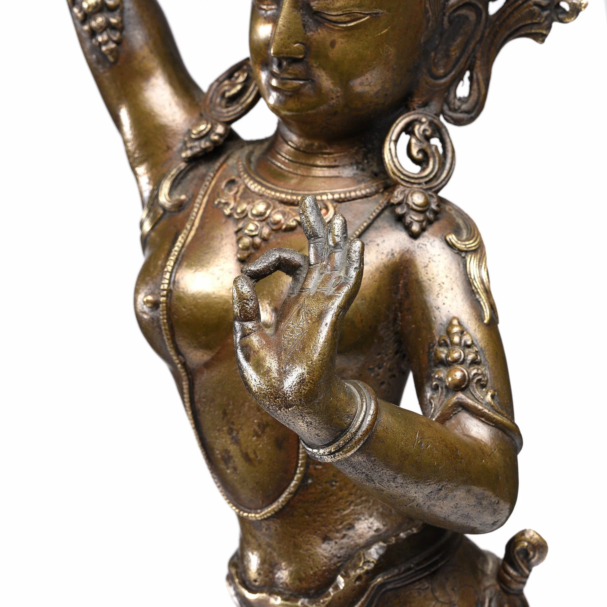 Bronze Statue of Parvati From Nepal - Early 20thC - Image 6