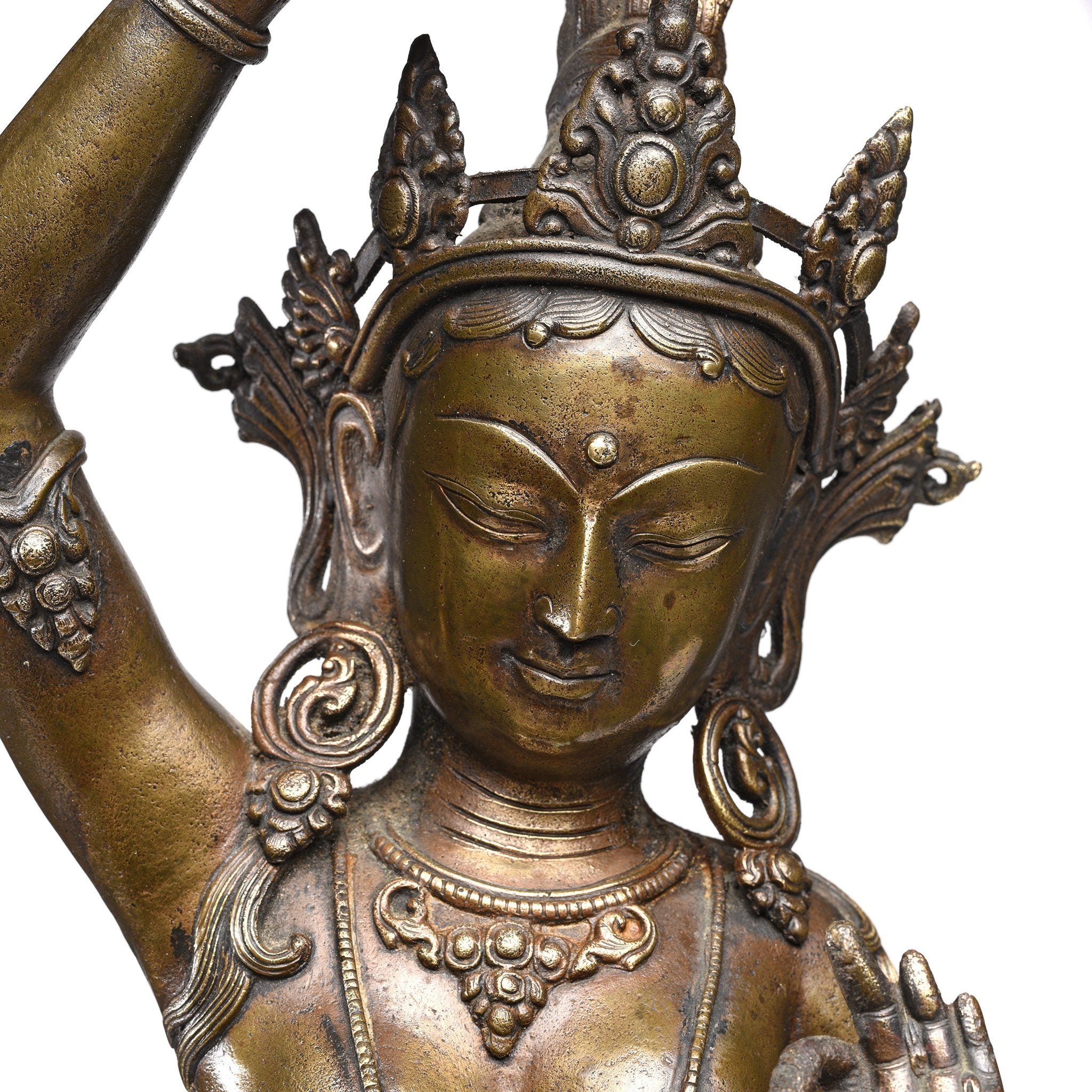 Bronze Statue of Parvati From Nepal - Early 20thC - Image 7