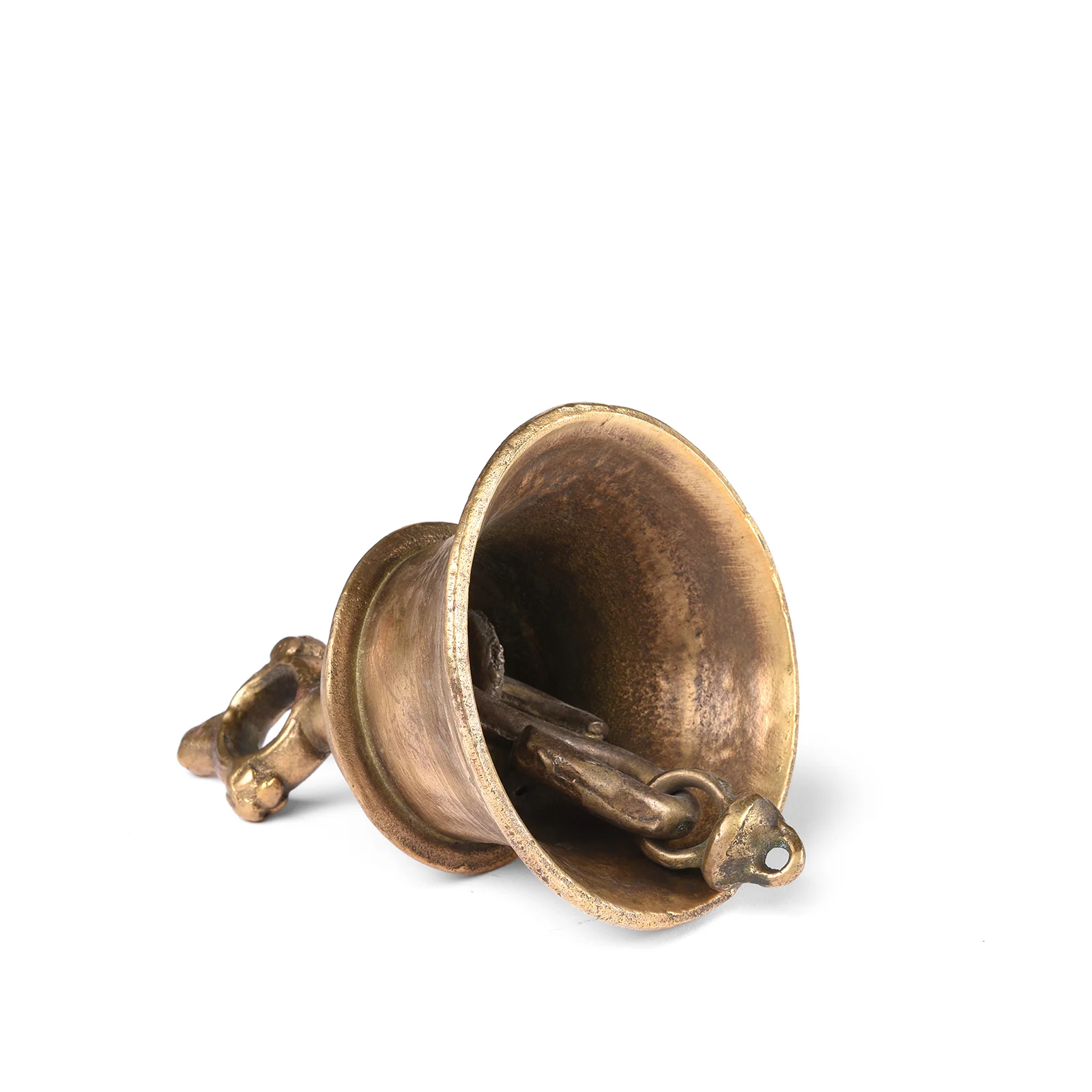 Old Bronze Puja Bell From Lucknow - Ca 1920 - Image 2