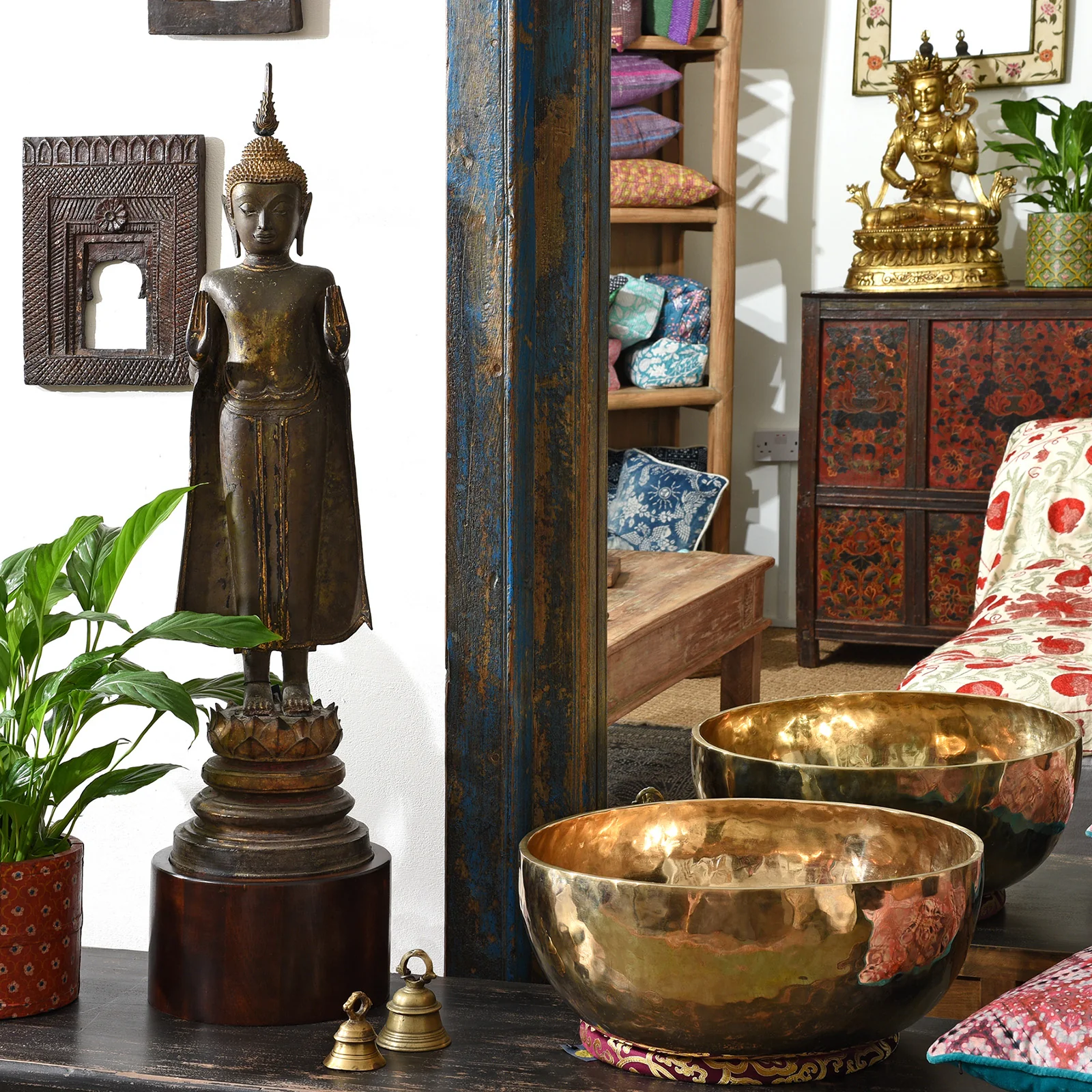 Old Bronze Puja Bell From Lucknow - Ca 1920 - Image 2