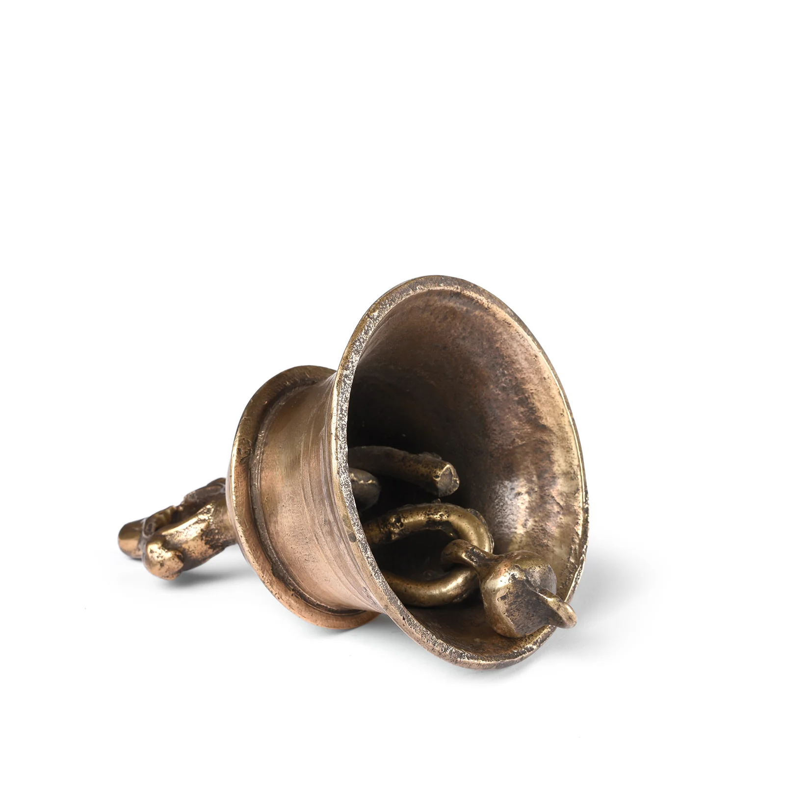 Old Bronze Puja Bell From Lucknow - Ca 1920 - Image 3