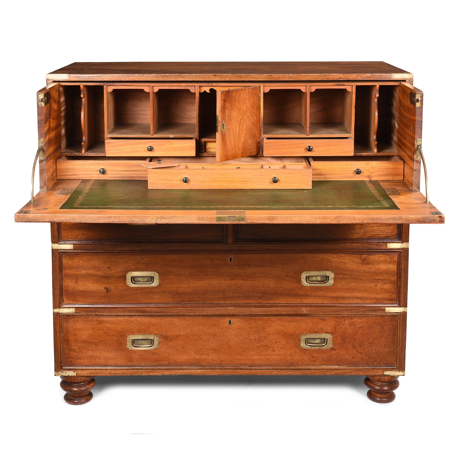 Chinese Export Secretaire Campaign Chest - Late 19thC - Image 5