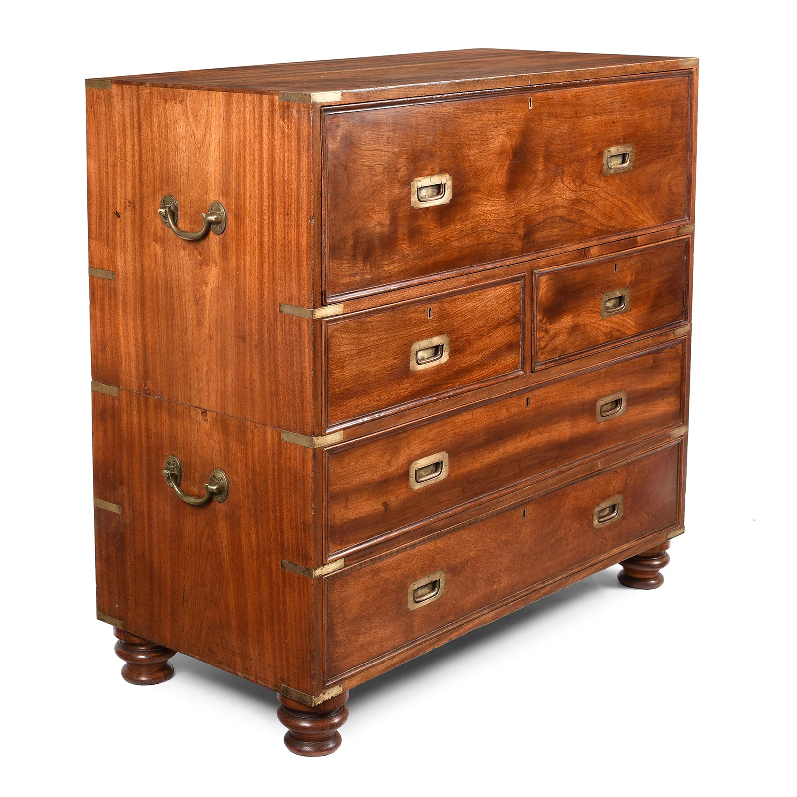 Chinese Export Secretaire Campaign Chest - Late 19thC - Image 7