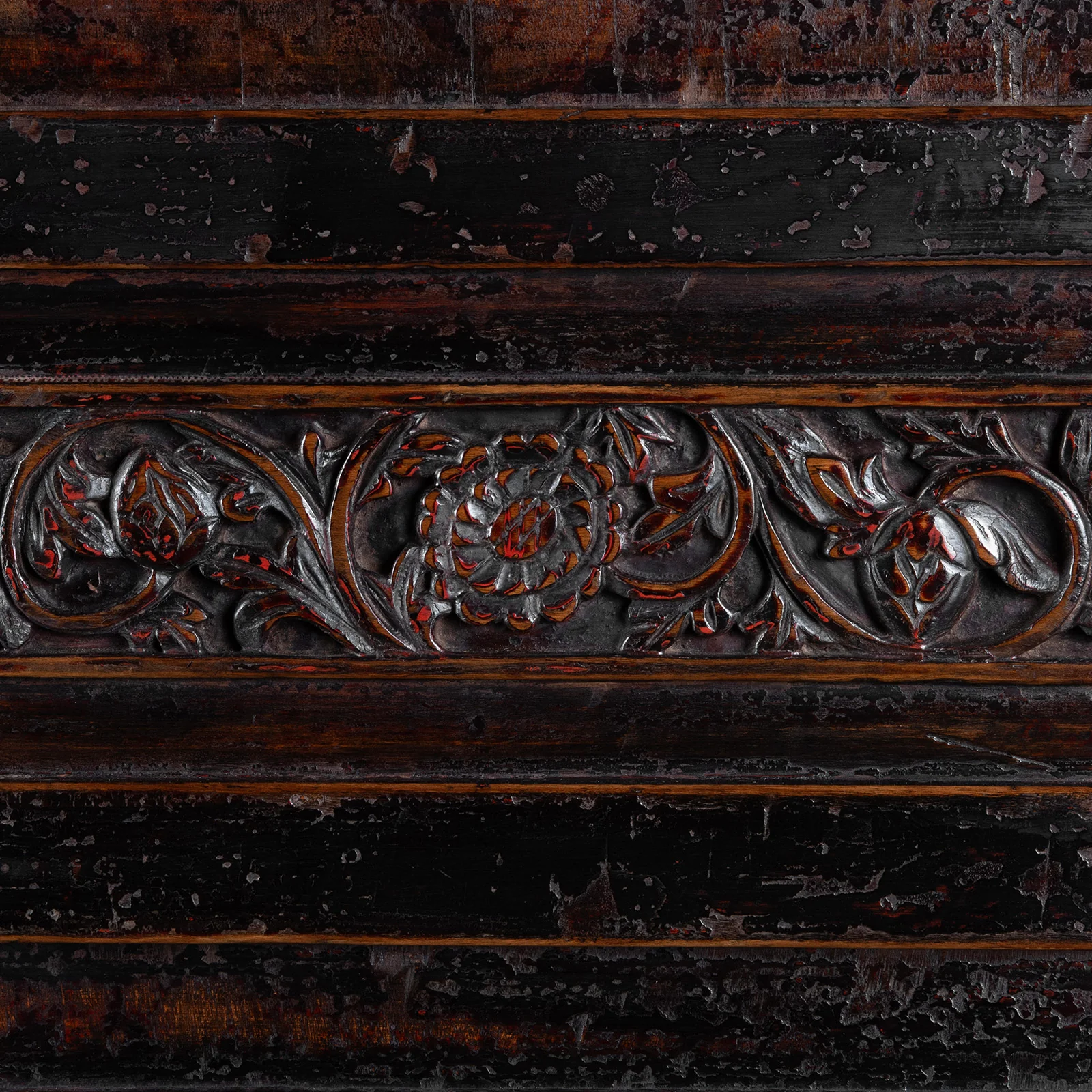 Carved Chinese Wedding Cabinet From Shanxi -19th Century - Image 12