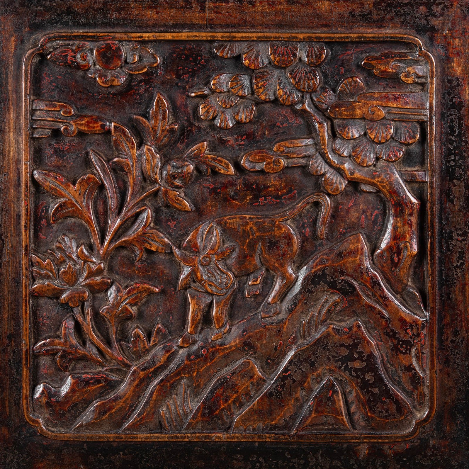 Carved Chinese Wedding Cabinet From Shanxi -19th Century - Image 15