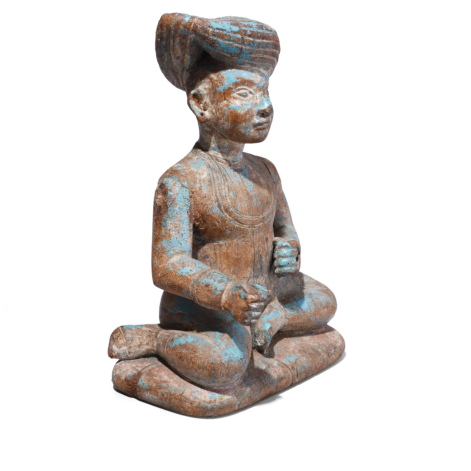 Carved Teak Gujarati Figure - 19th Century - Image 2