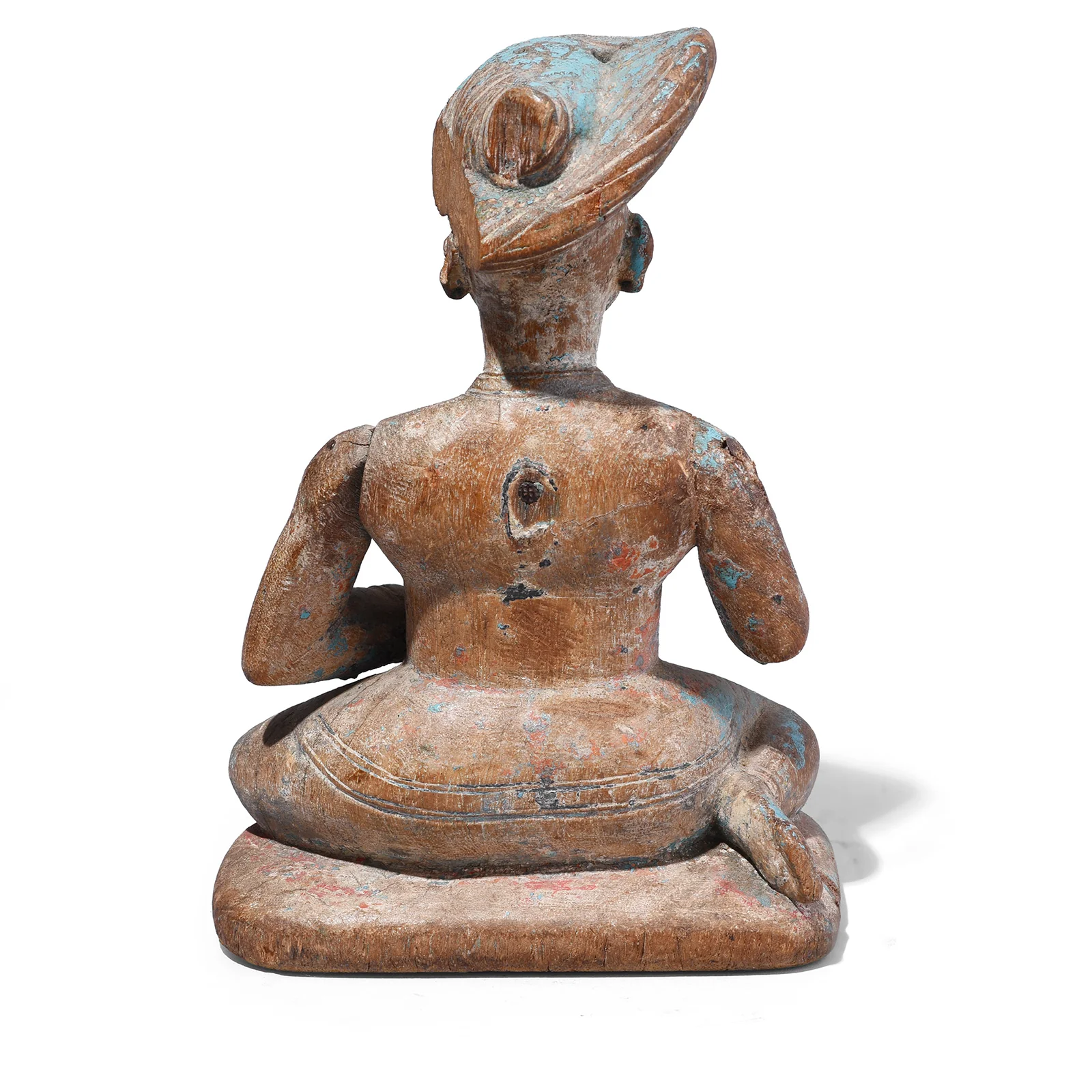 Carved Teak Gujarati Figure - 19th Century - Image 5