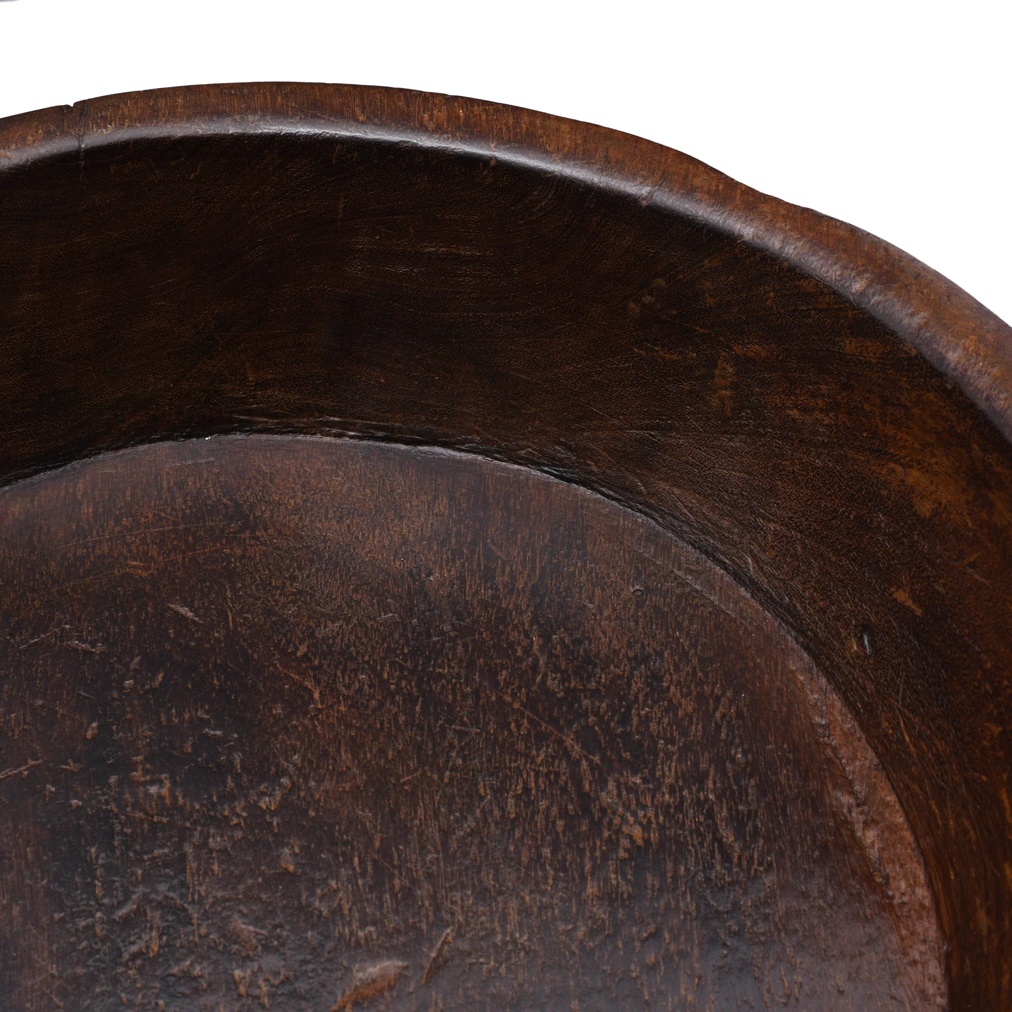 Carved Indian Parath Bowl From Rajasthan - Ca 1920 - Image 3