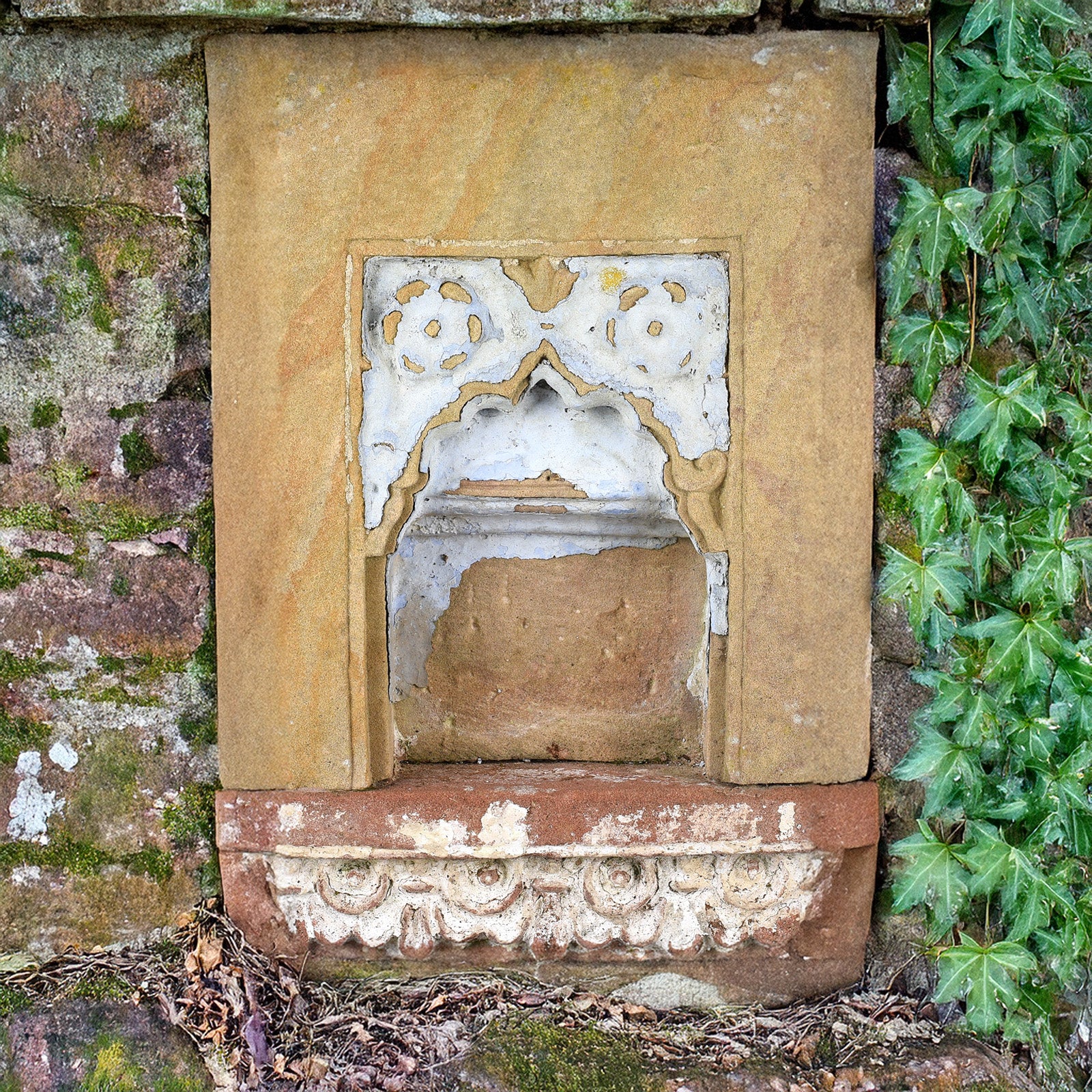 Stone Lamp Niche From Jodhpur - 19th Century