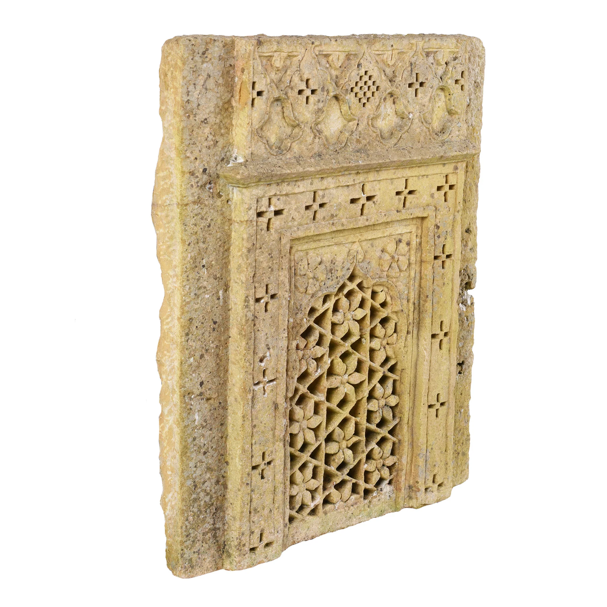Mughal Stone Jali Panel - 19th Century - Image 3