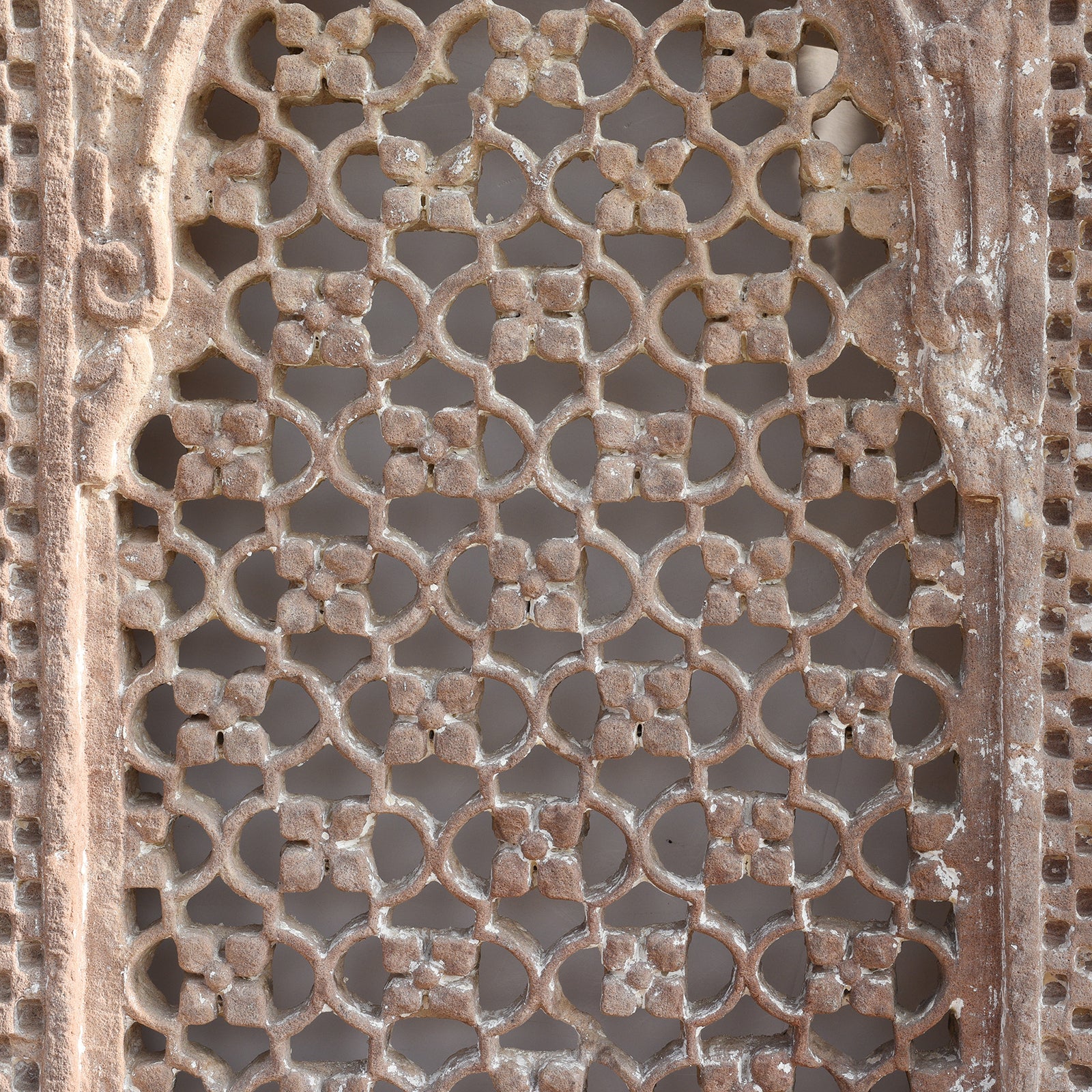 Old Stone Jali Panel From Rajasthan - 18thC - Image 3