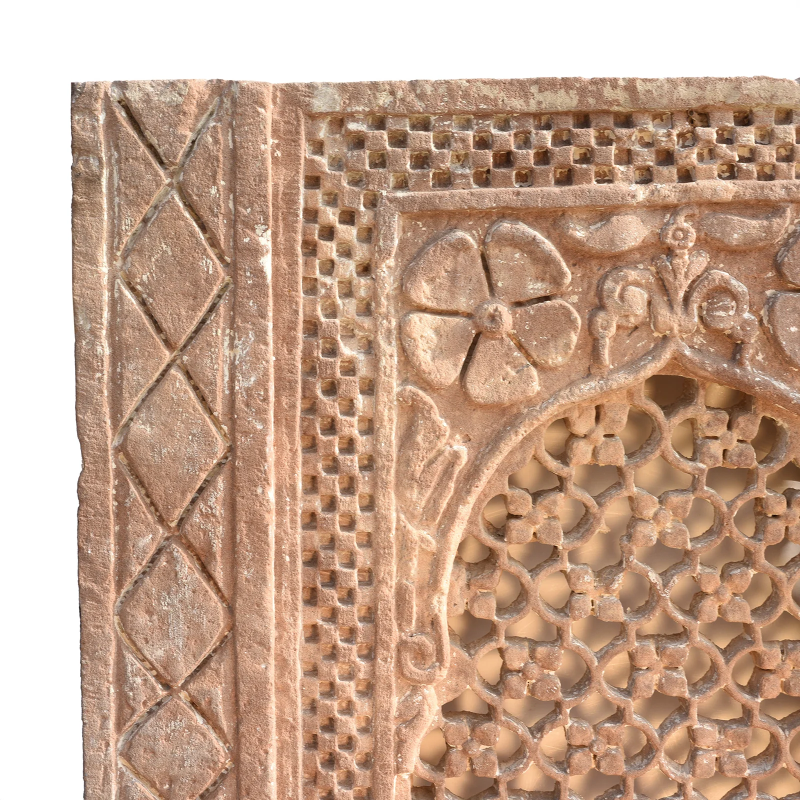 Old Stone Jali Panel From Rajasthan - 18thC - Image 4