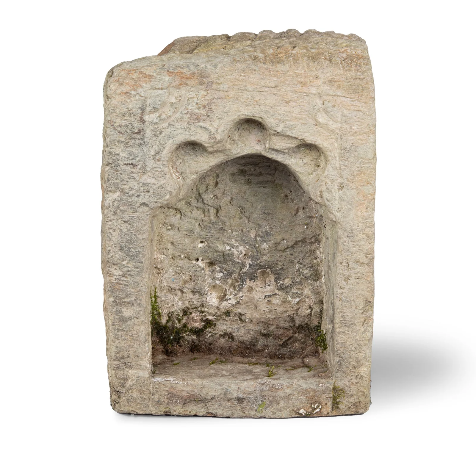 Carved Stone Lamp Niche From Dungarpur - 18th Century
