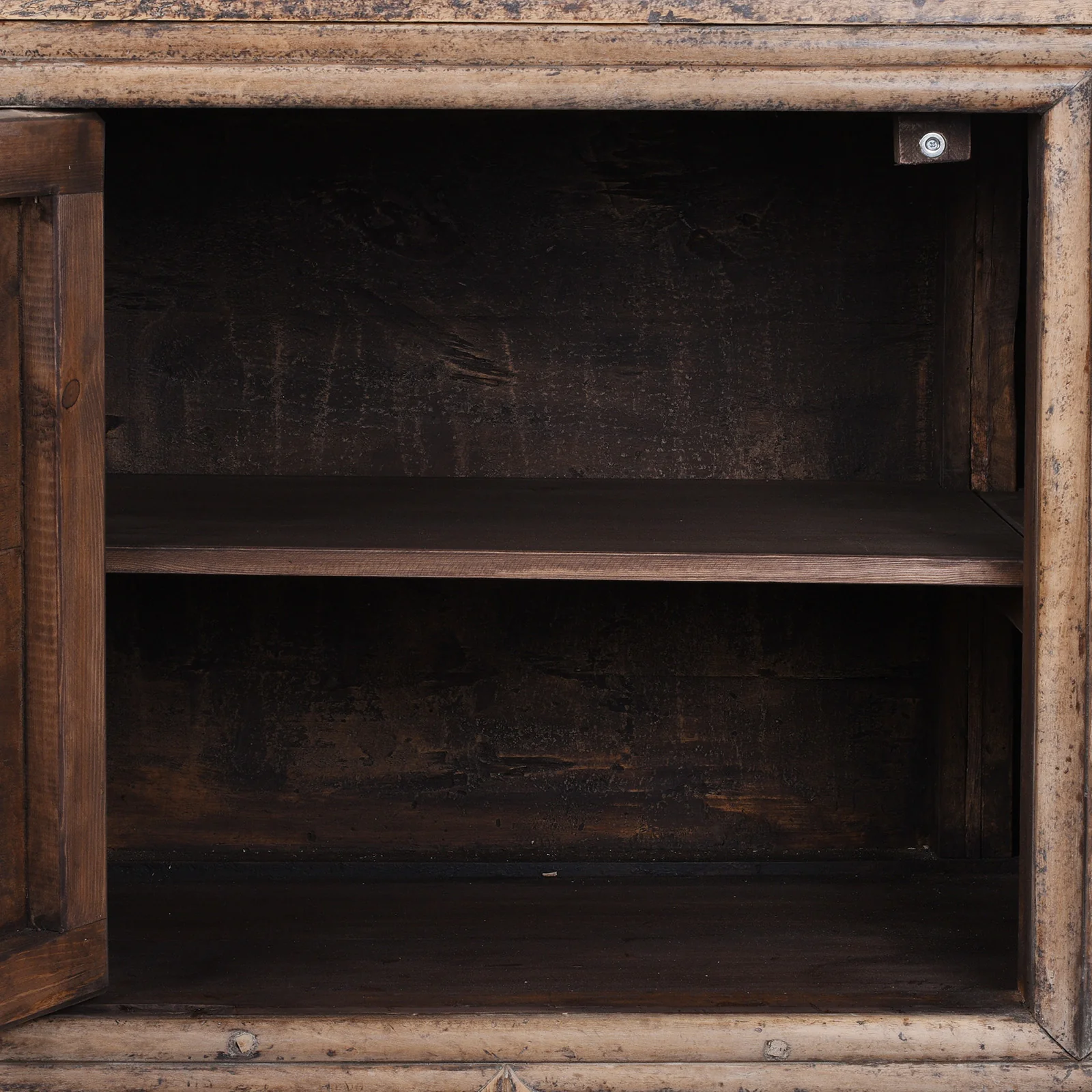 3 Door Walnut Sideboard From Shanxi Province - 19th Century - Image 4