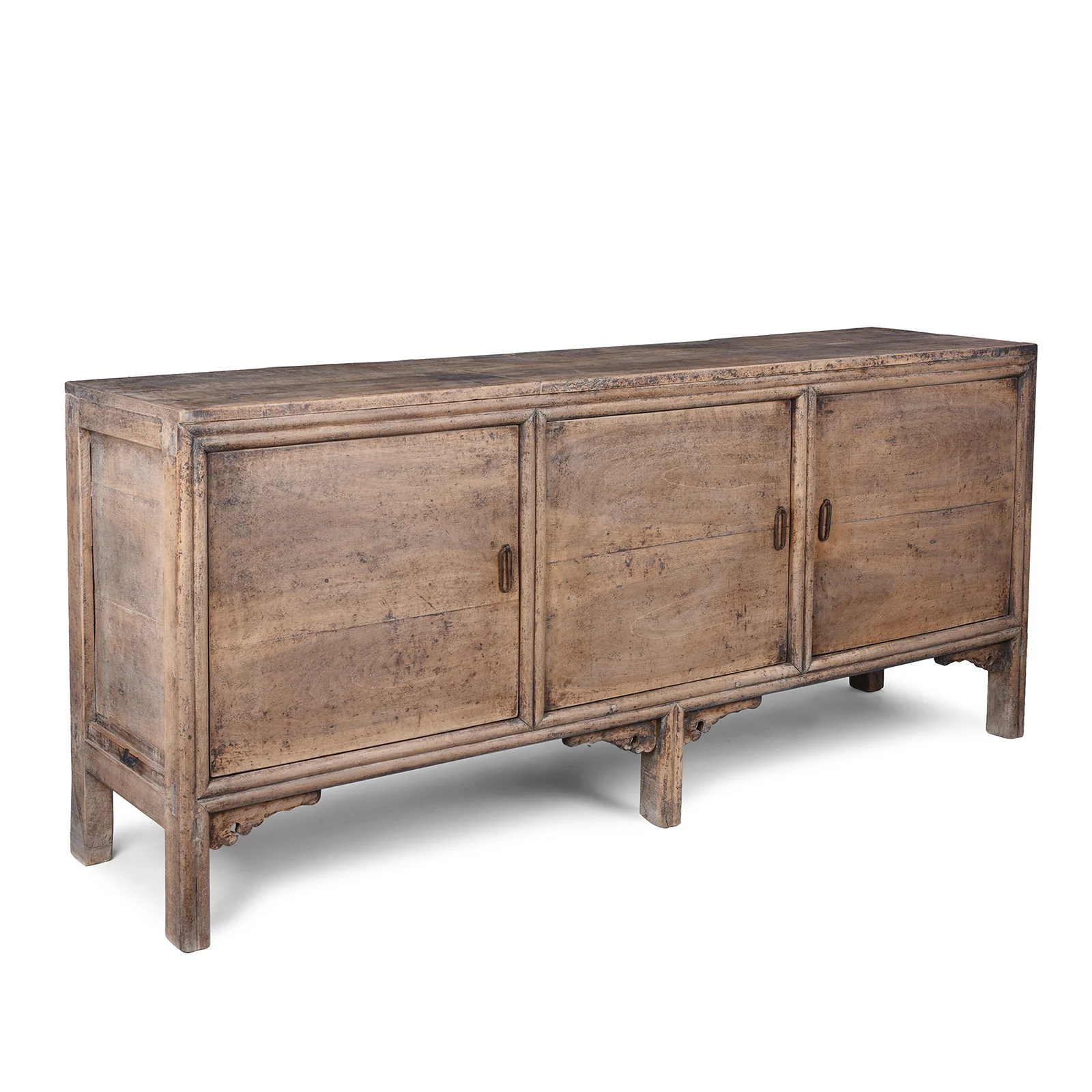 3 Door Walnut Sideboard From Shanxi Province - 19th Century - Image 5